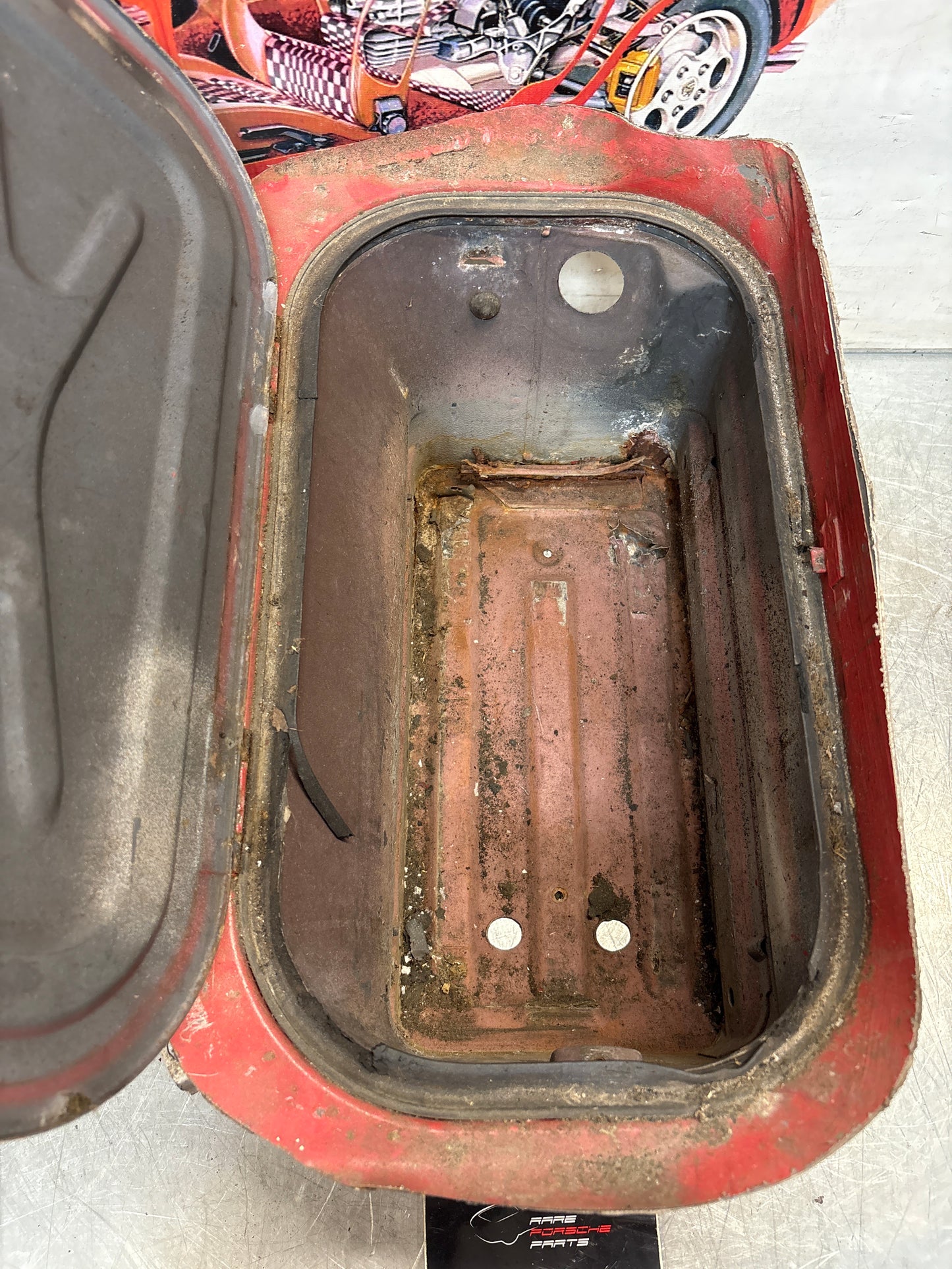Porsche 928 Battery tray cut, 92850180502 used