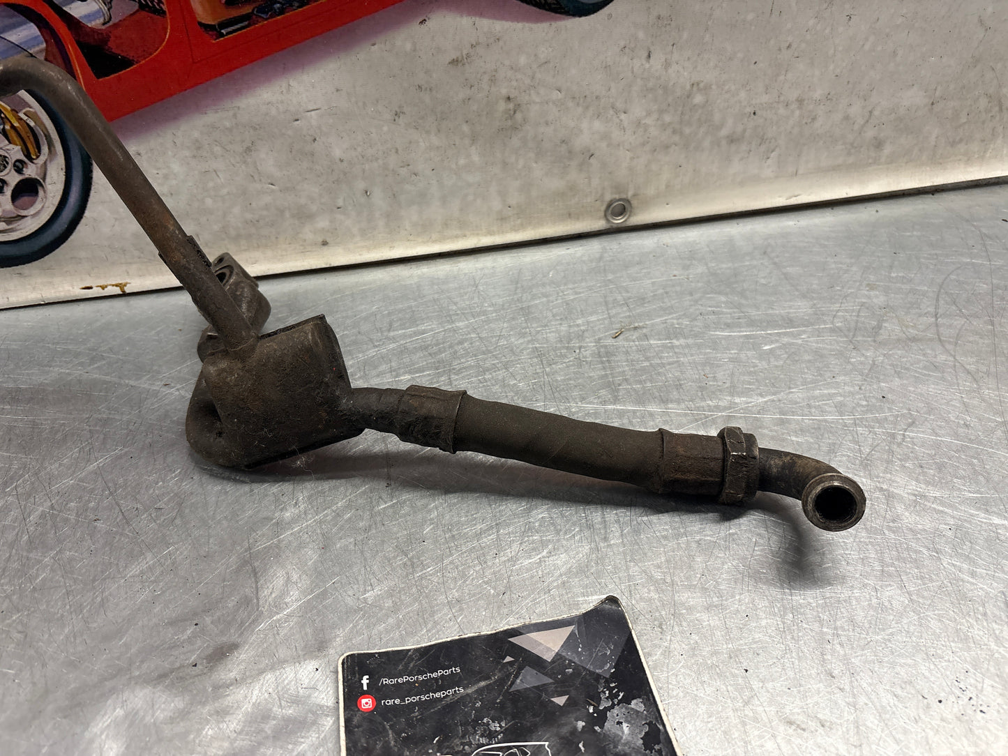 Porsche 924 turbo to sump oil pipe (pre 81) 93110710809 used