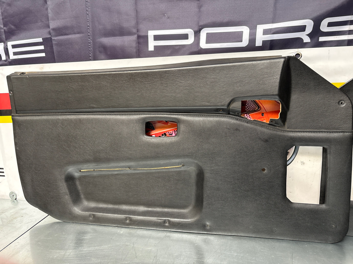 Porsche 944 pair of Used black door cards, 94455501801 / 94455501701