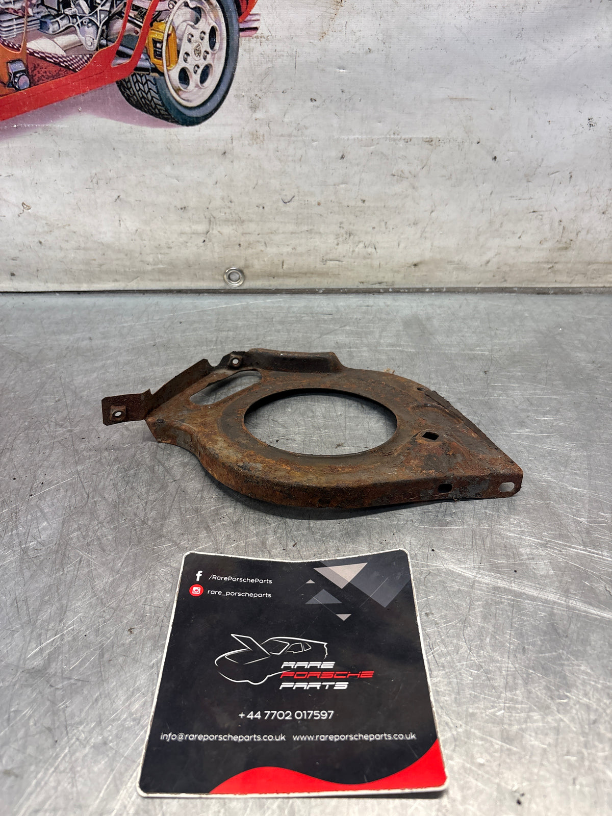 Porsche 914 generator cover plate, used 021119281D