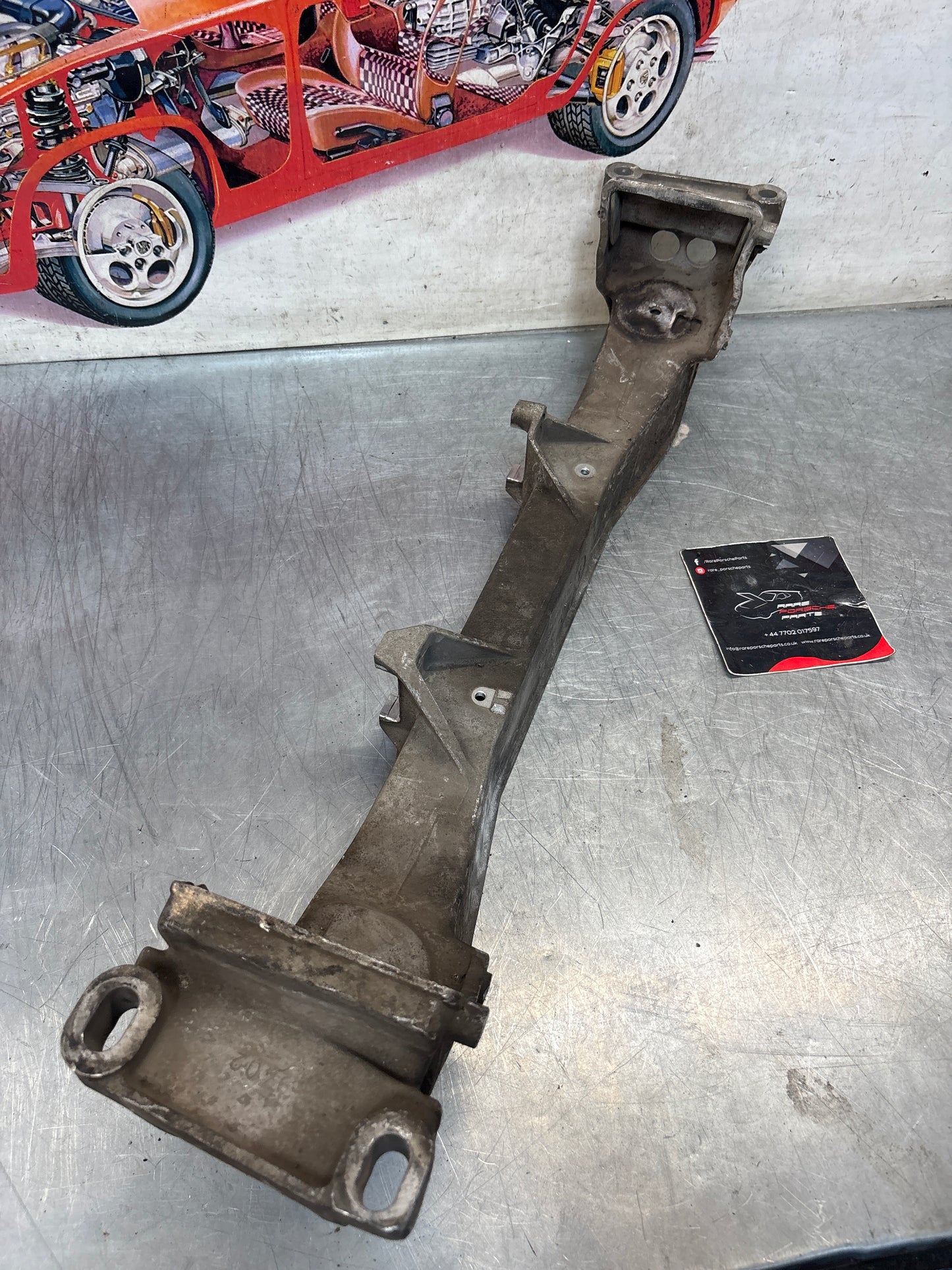Porsche 944 Engine subframe bracket, used 94434110301