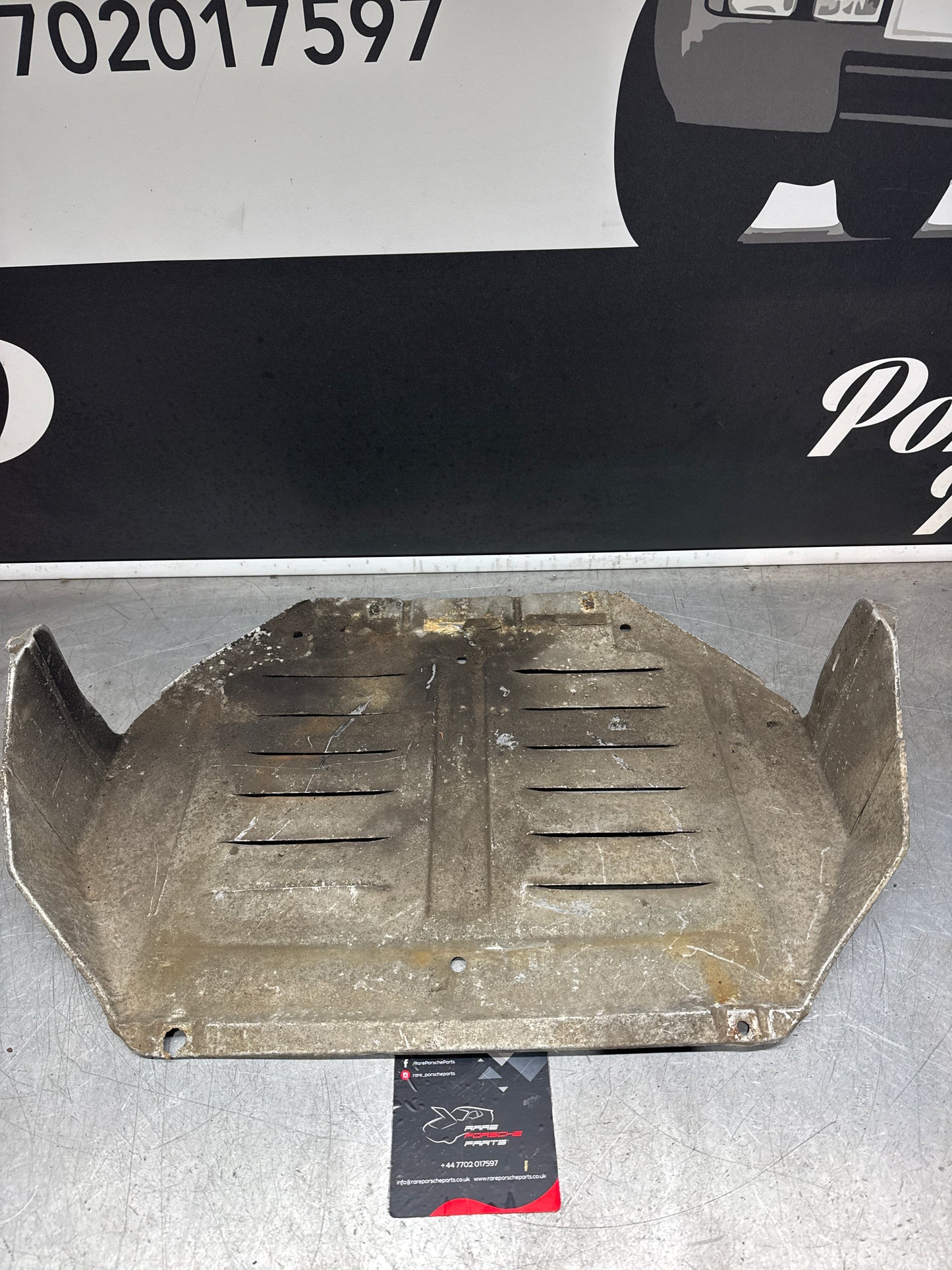 Porsche 944 engine tray / belly pan / undertray used. Aluminium. 94434116103