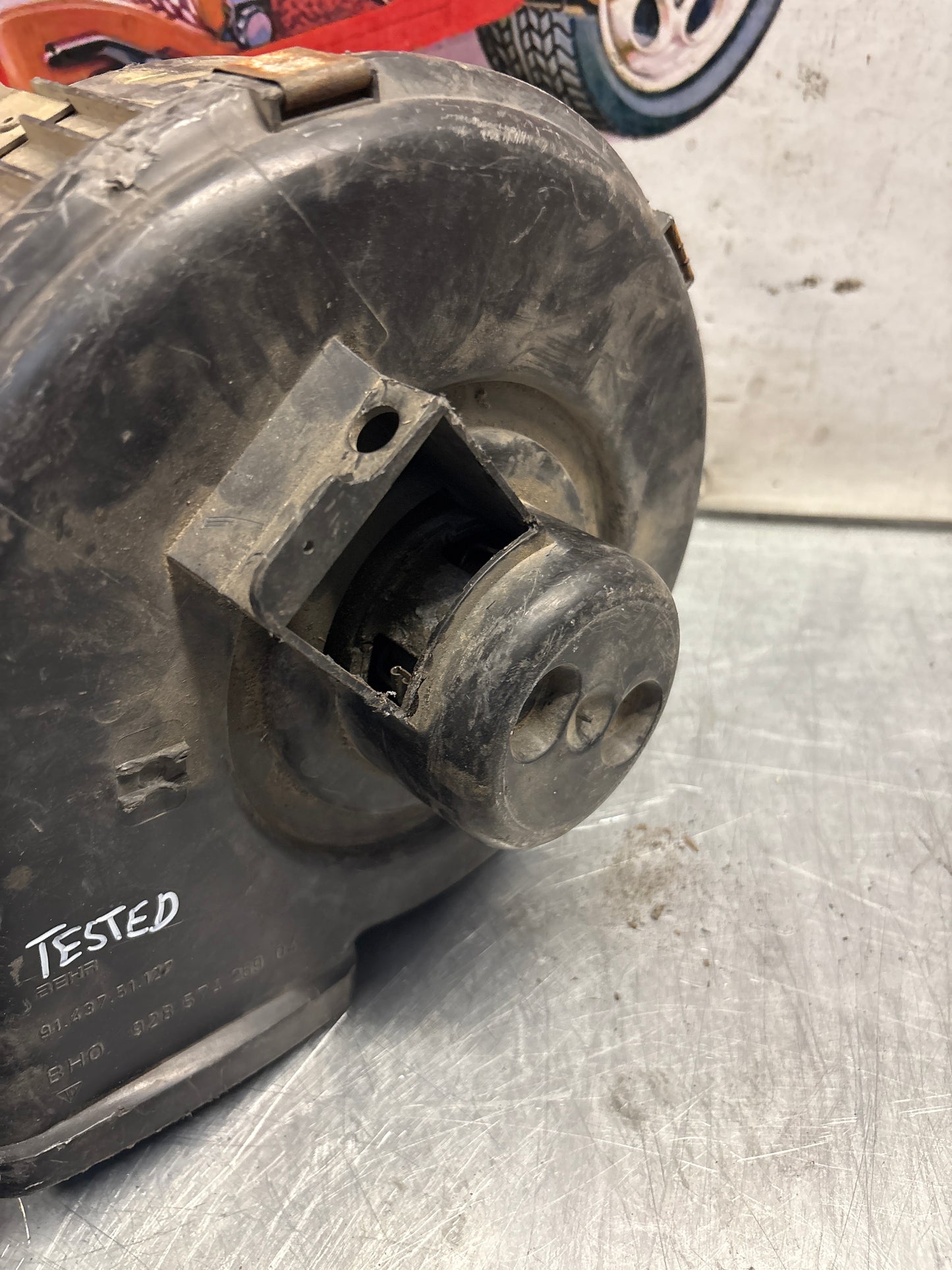Porsche 928 Blower motor, used, tested 92857426704 / 92857426904
