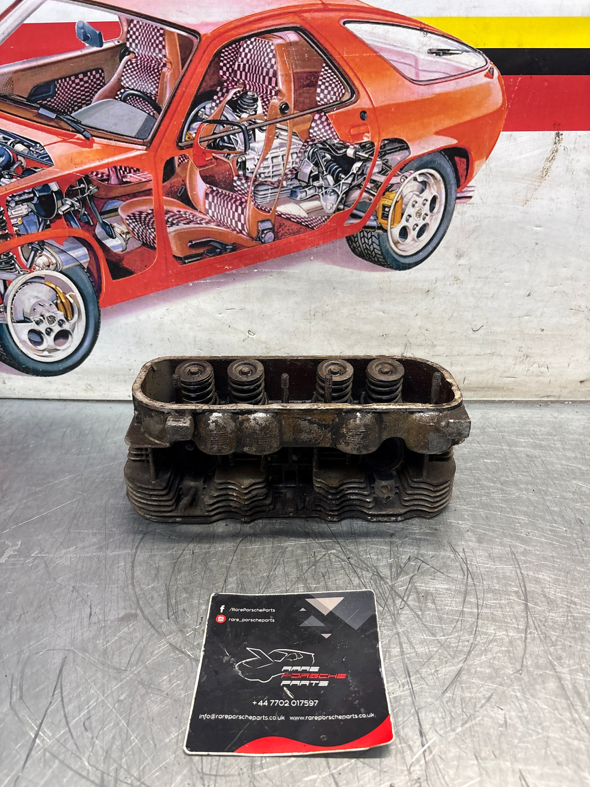 Porsche 914, cylinder head, used 022101372
