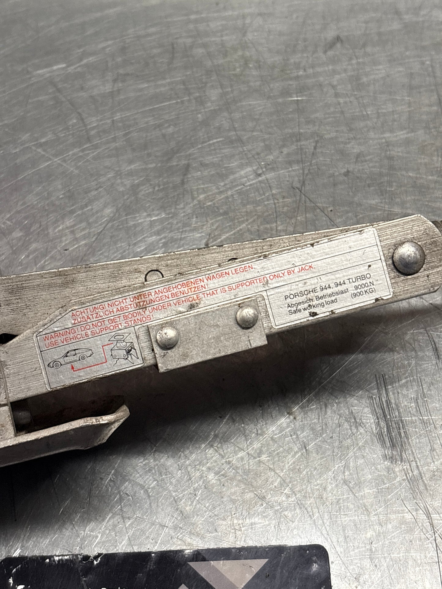 Porsche 944 / 944 Turbo spare tire jack lift, used