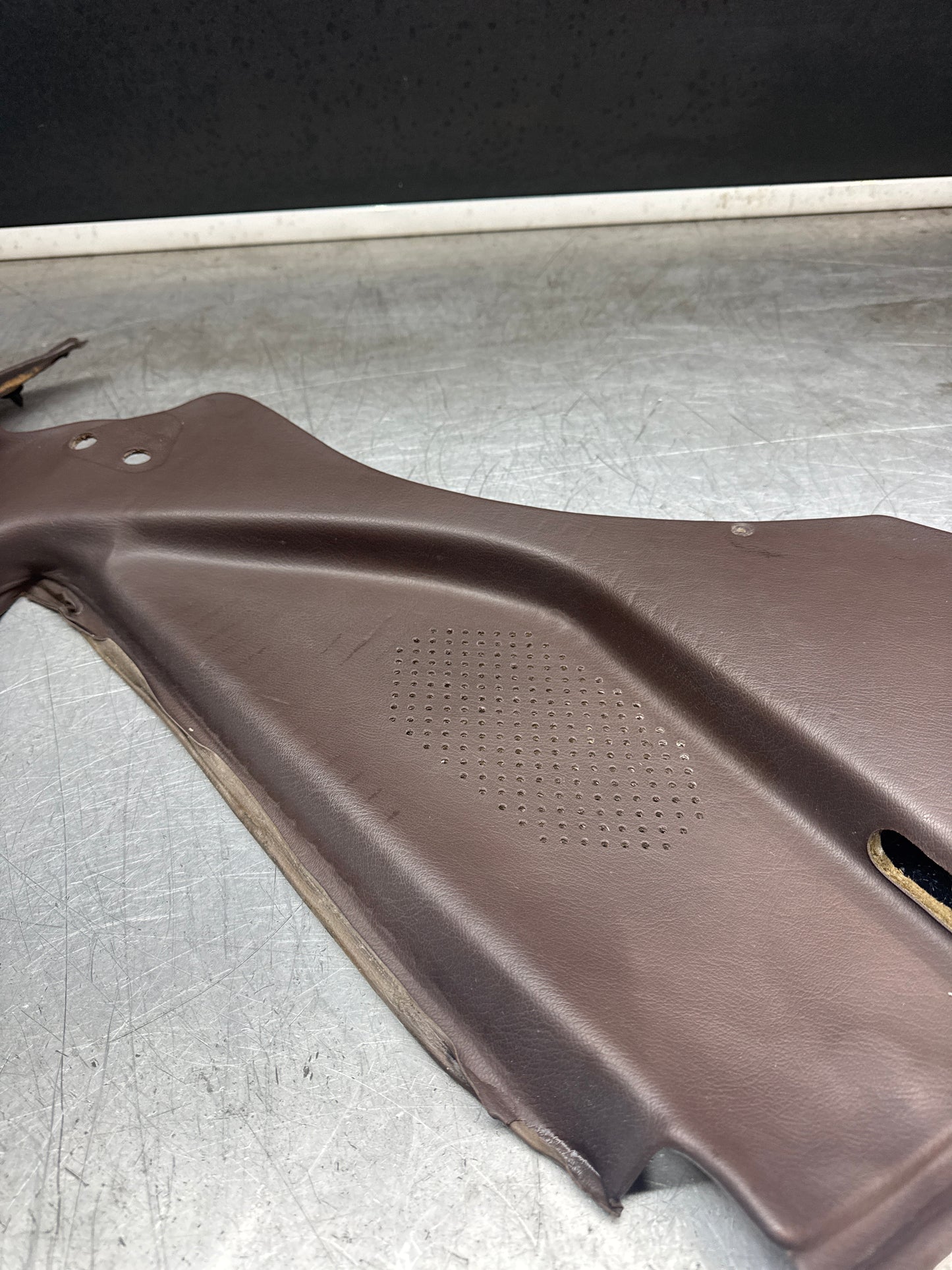 Porsche 944 924 brown rear interior C Post trims/cards. Quarter panel trim used 94455502101 94455502201