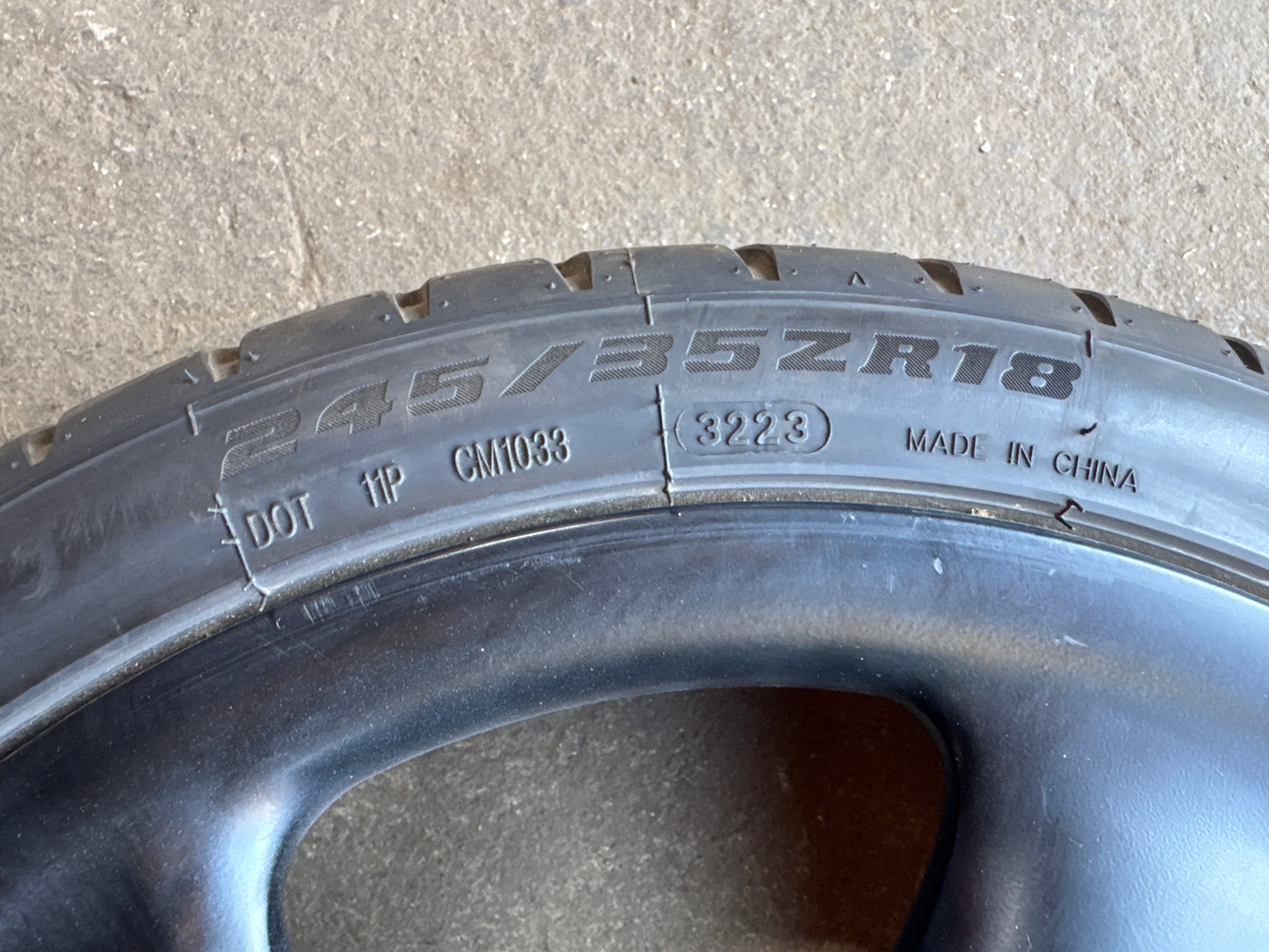 Set of Porsche Turbo Twist Style wheels 5x130 Good unused Tyres