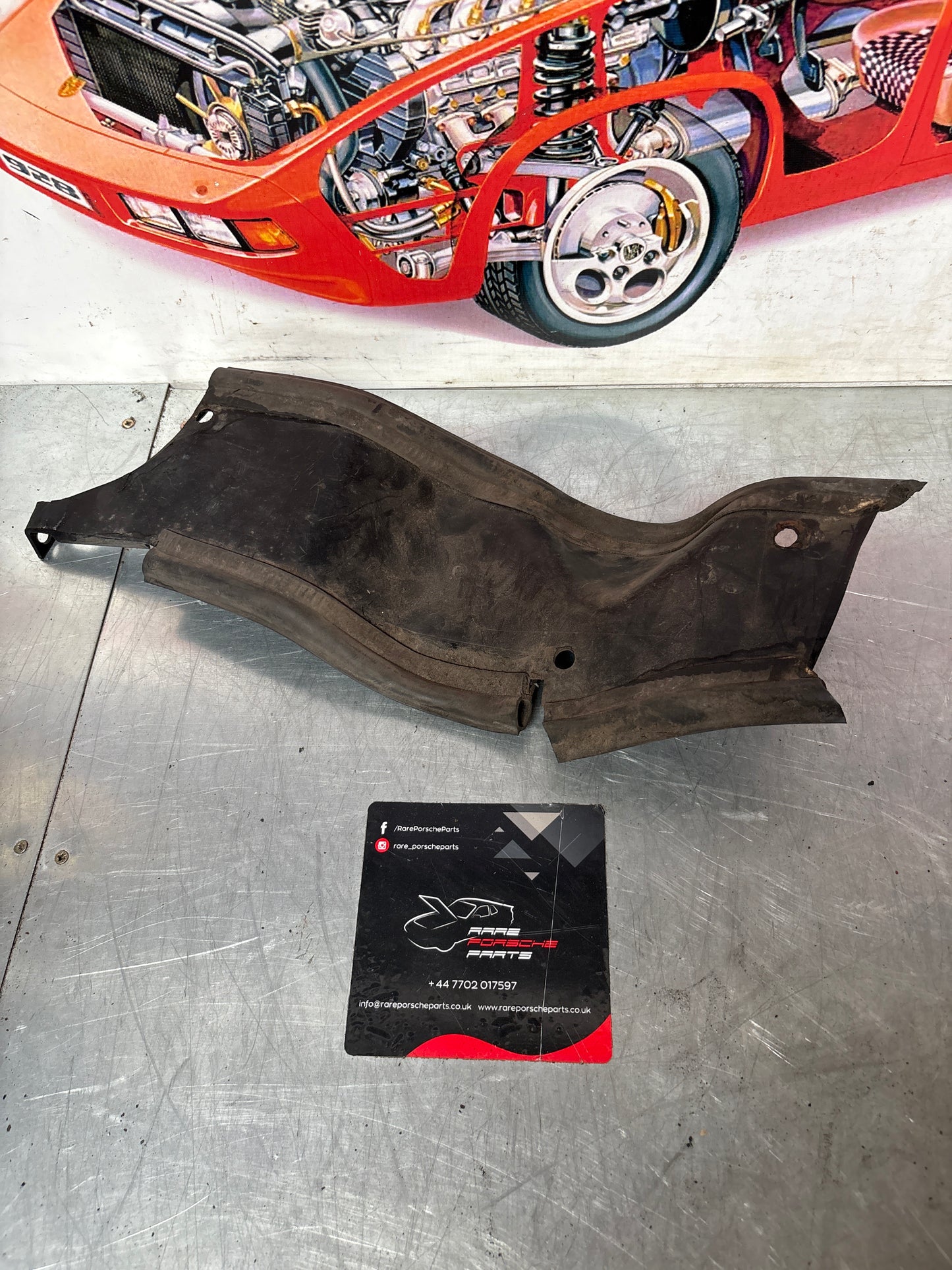 Porsche 944 N/S Left Wheel Arch Splash Shield 94450332101