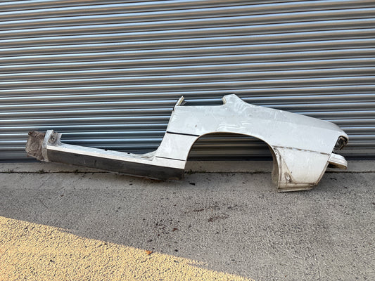 Porsche 924 left side cut, rear fender with sill