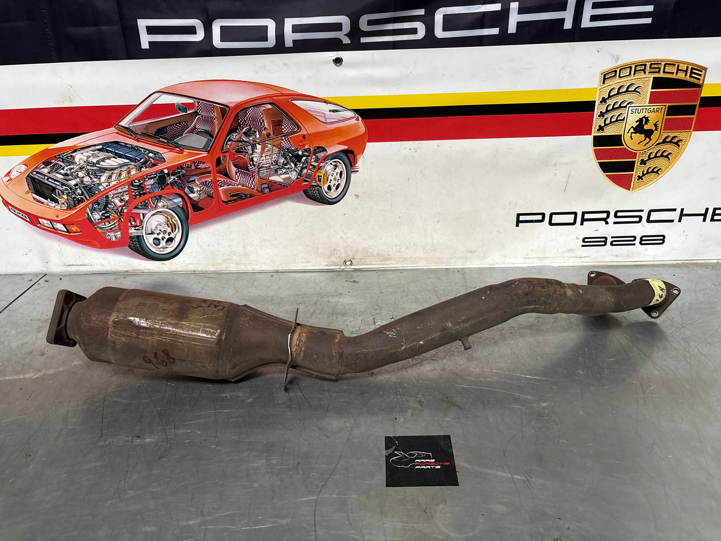 Porsche 968 Catalytic converter, used 94411108112