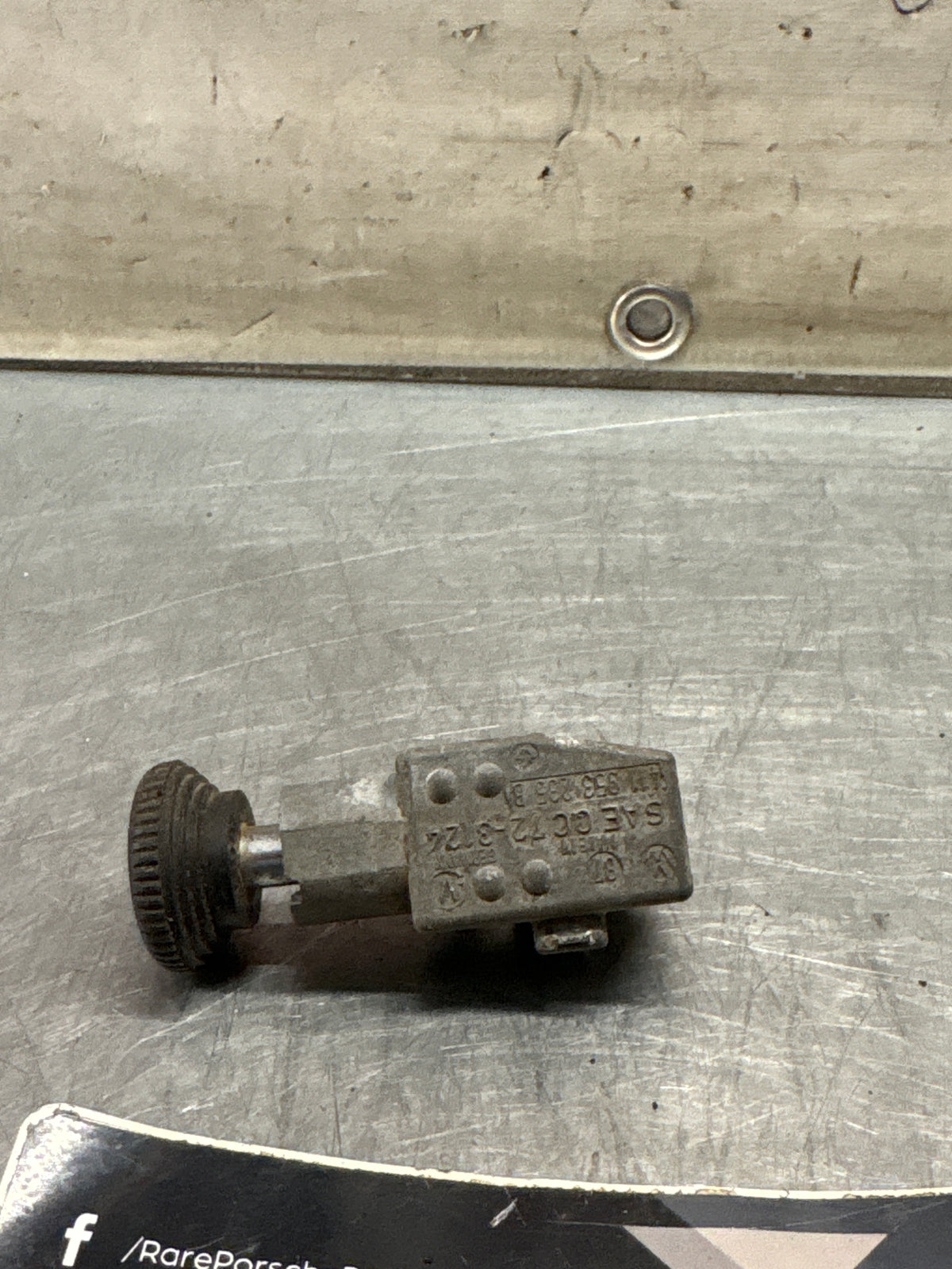 Porsche 914 emergency hazard switch, for spares or repair 411953235B