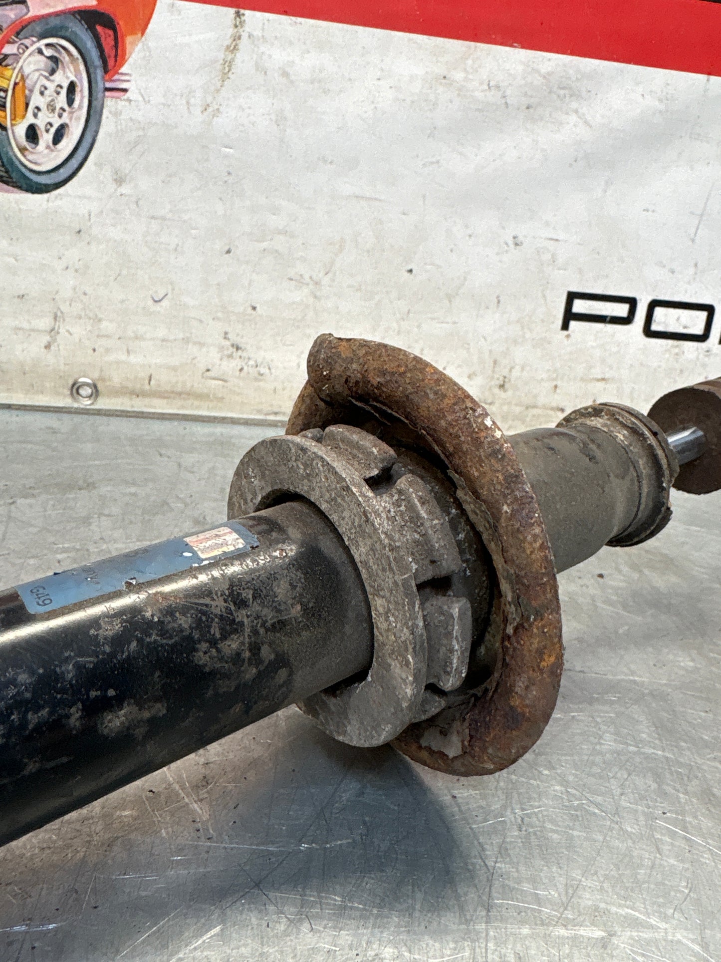 Porsche 928 front shock absorber, used 92834305507