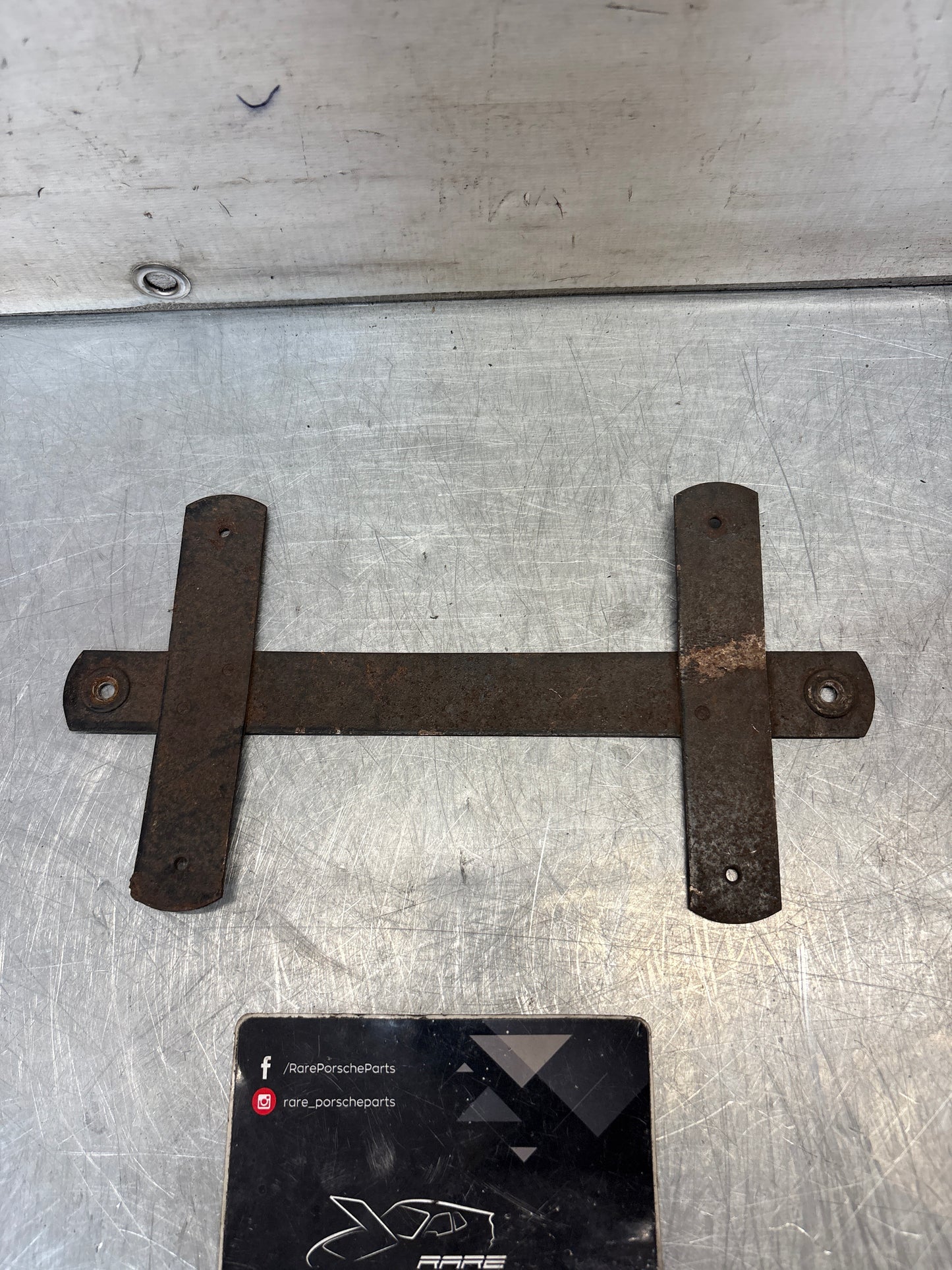 Porsche 928 license plate bracket, used 92870105003