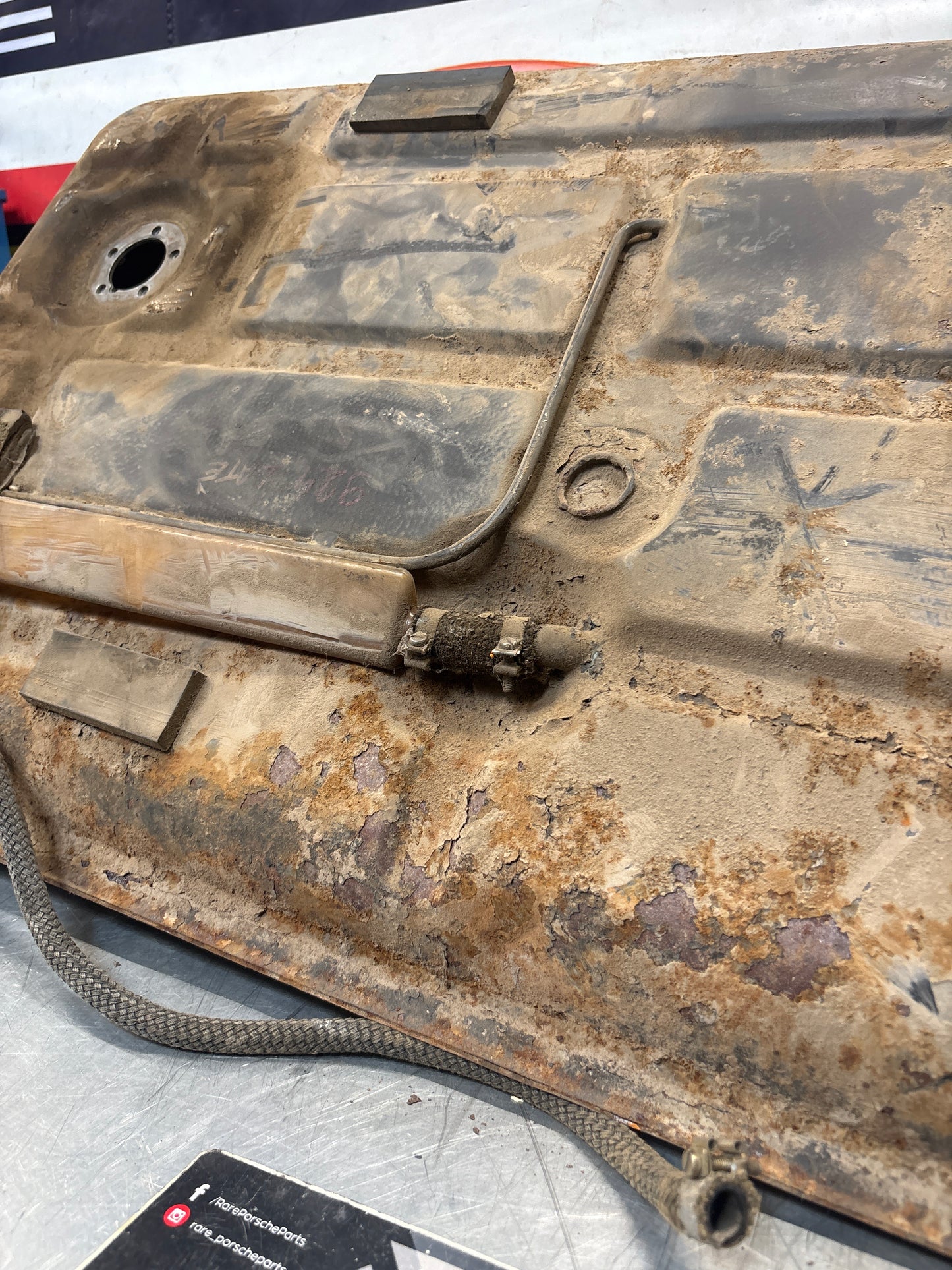 Porsche 924 944 metal fuel tank 477201021F used