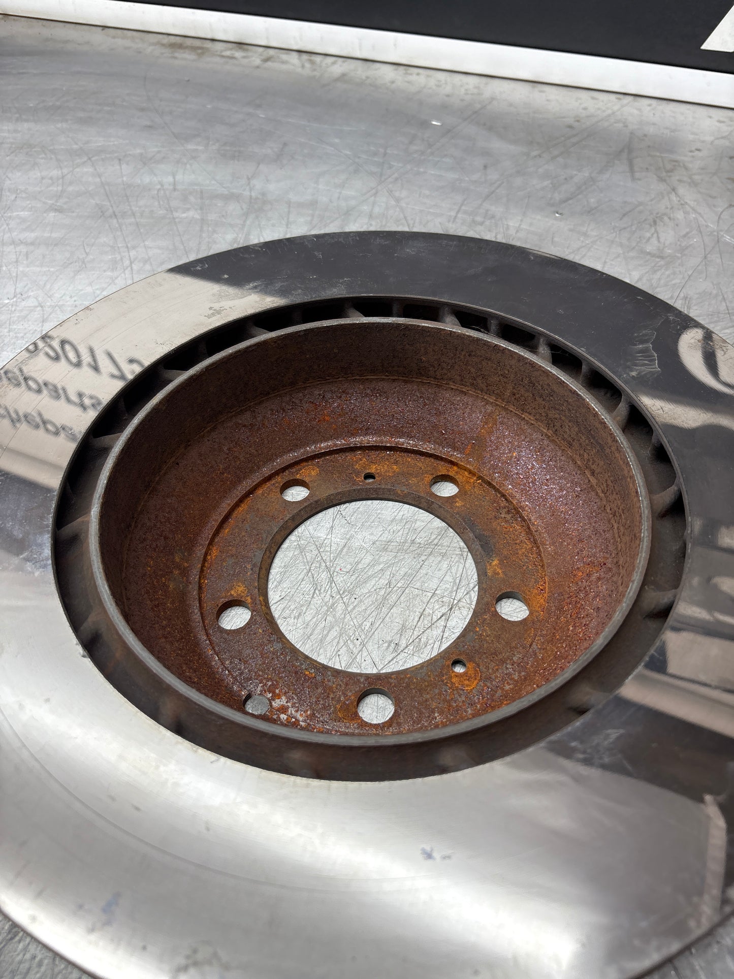 Porsche Cayenne Rear left Disc Brake Rotor, 9Y0615601C