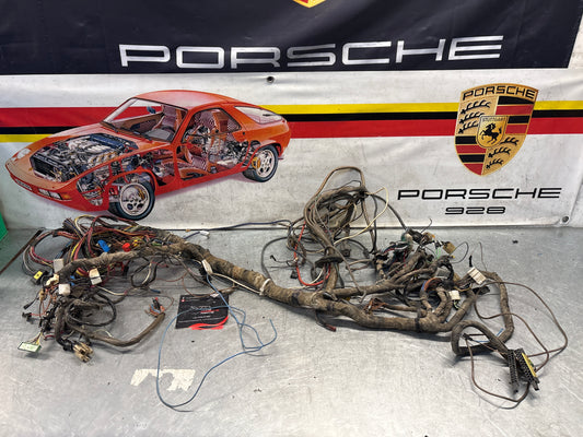 Porsche 928 early 1978 LHD Interior / Dashboard loom, for spares or repair 92861200306