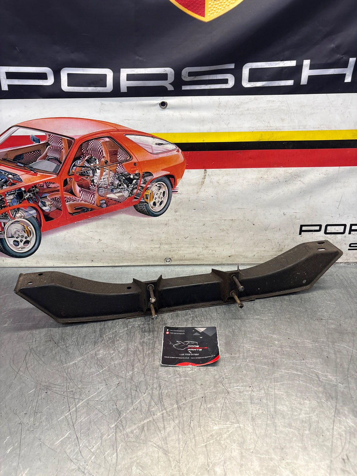Porsche 924 engine cross member, used 477407321J