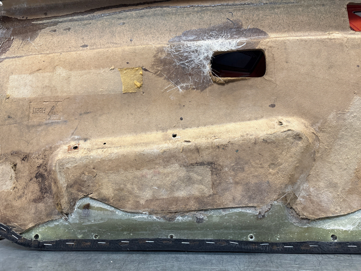 Porsche 924/944 early Porsche scripted door card used good condition right side, LHD, 477867012