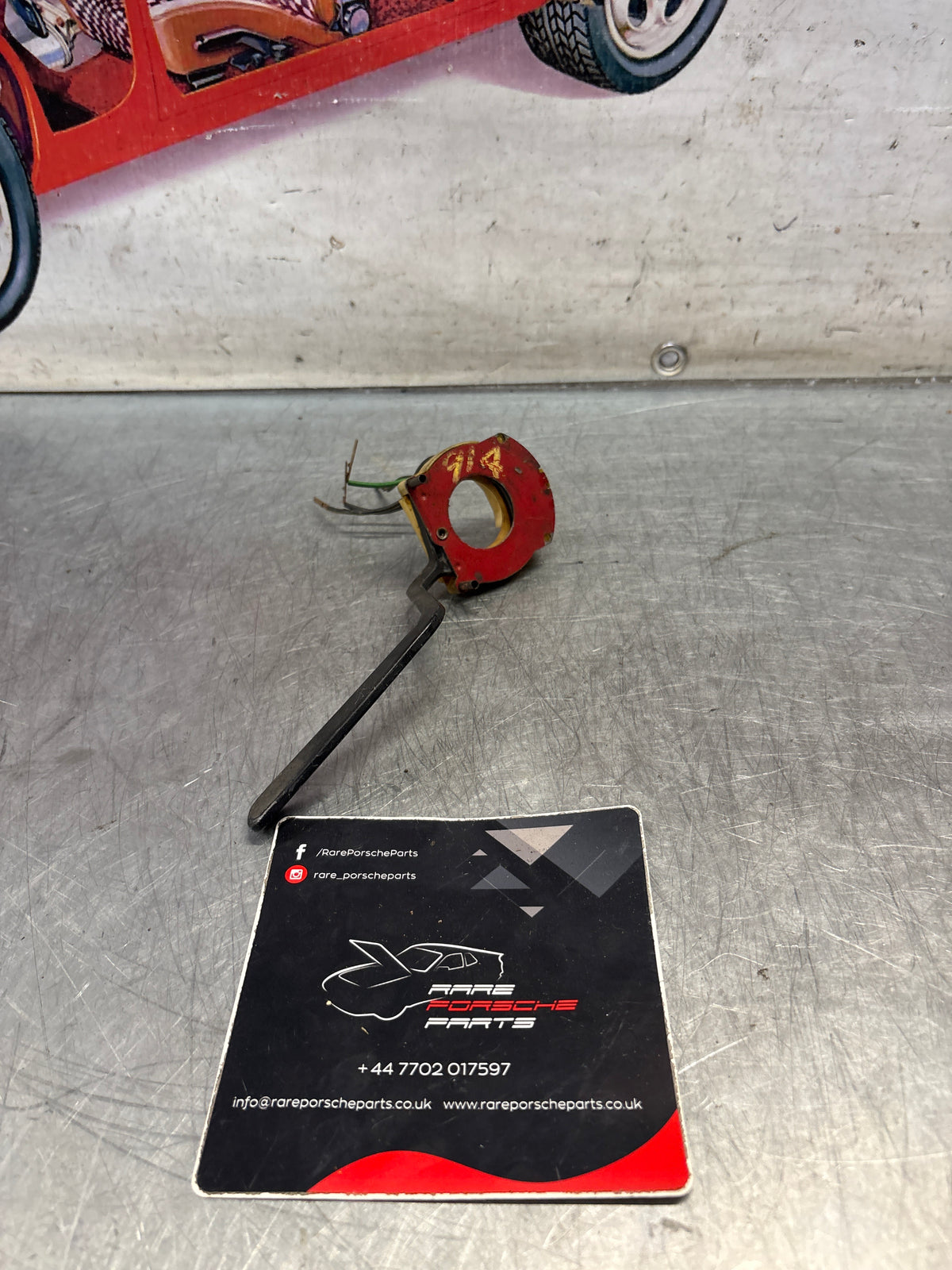 Porsche 914 steering coloumn wiper switch, used 91461391515