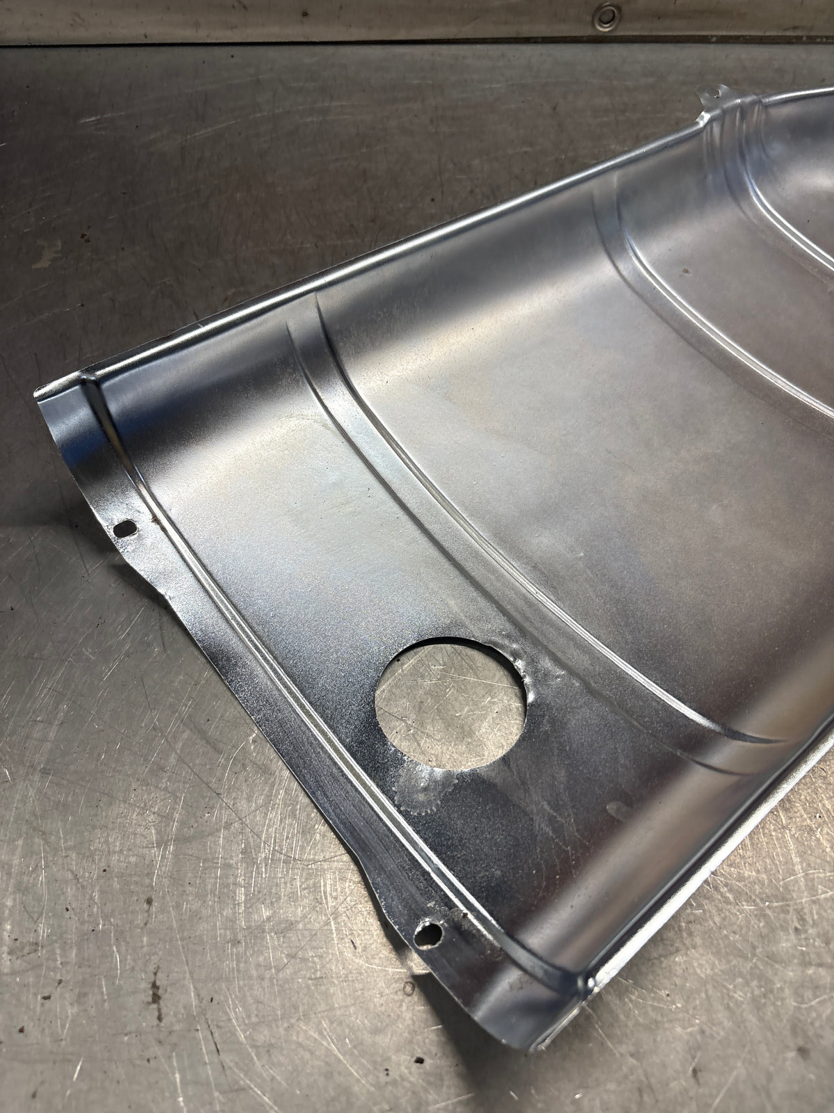 Porsche 928 heat protection plate,  92850449101, refurbished
