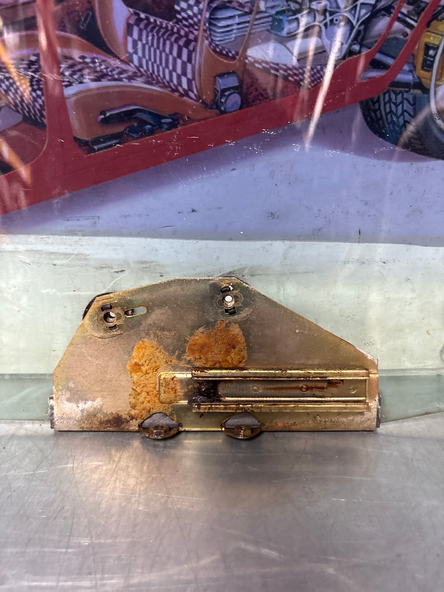 Porsche 928 left hand side green door window glass, tinted 92853710102 used