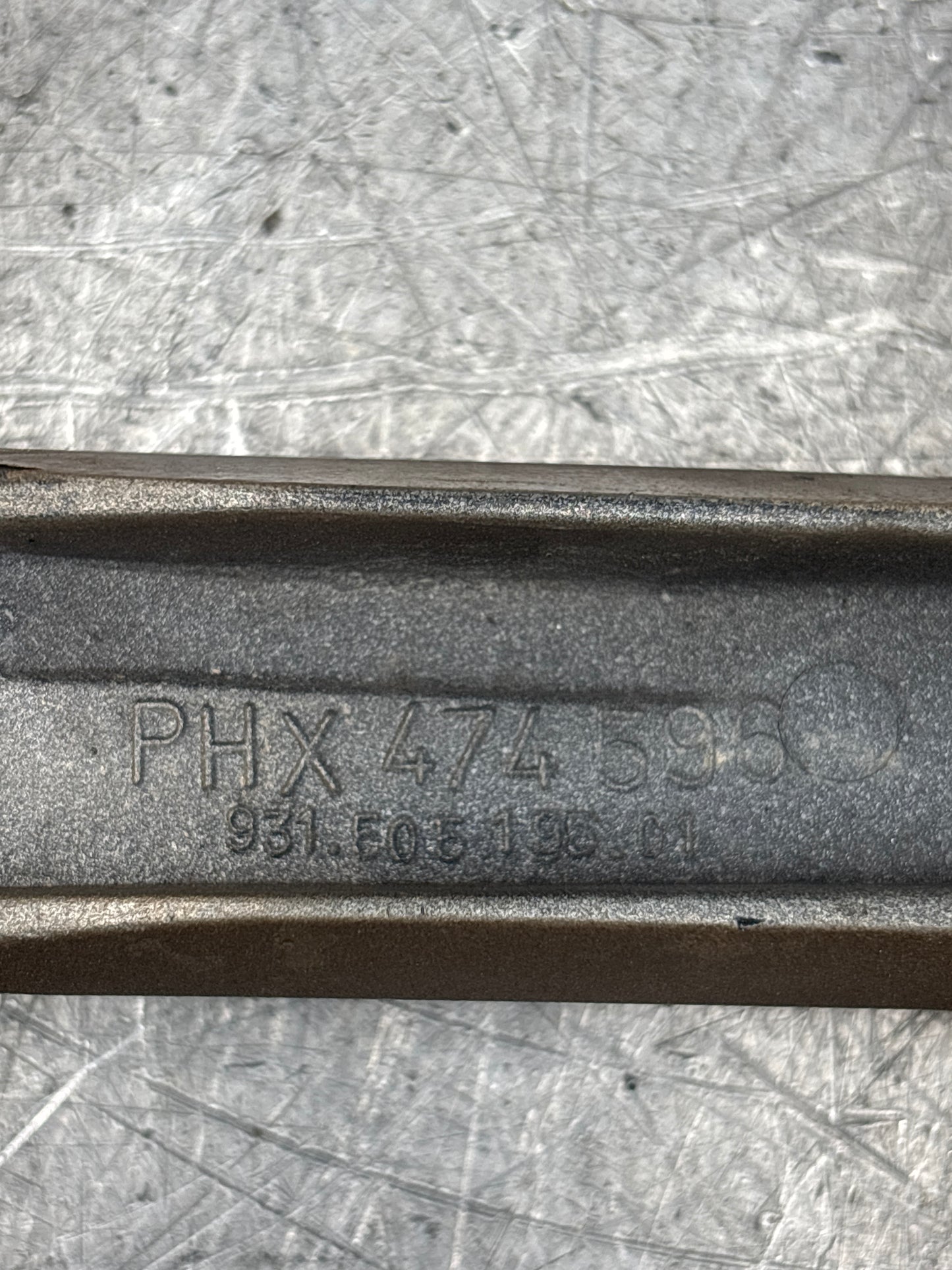 Porsche 944 Front left Bumper Light Frame, surround bezel - Trim 93150519501, used