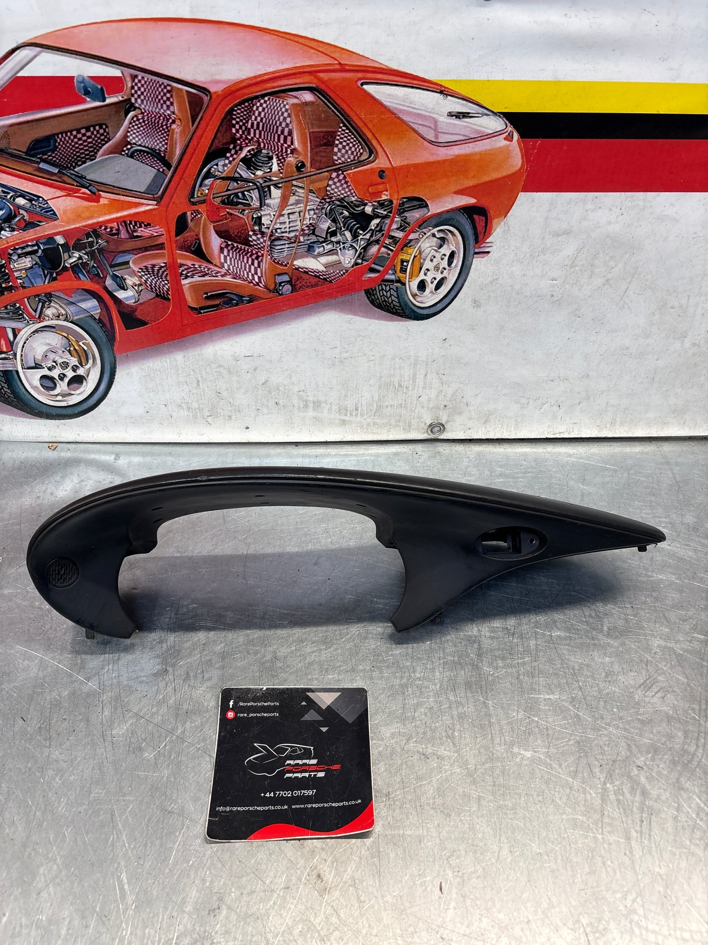 Porsche Boxster 986 dashboard cluster trim,black used 98655205500 / 98655205501