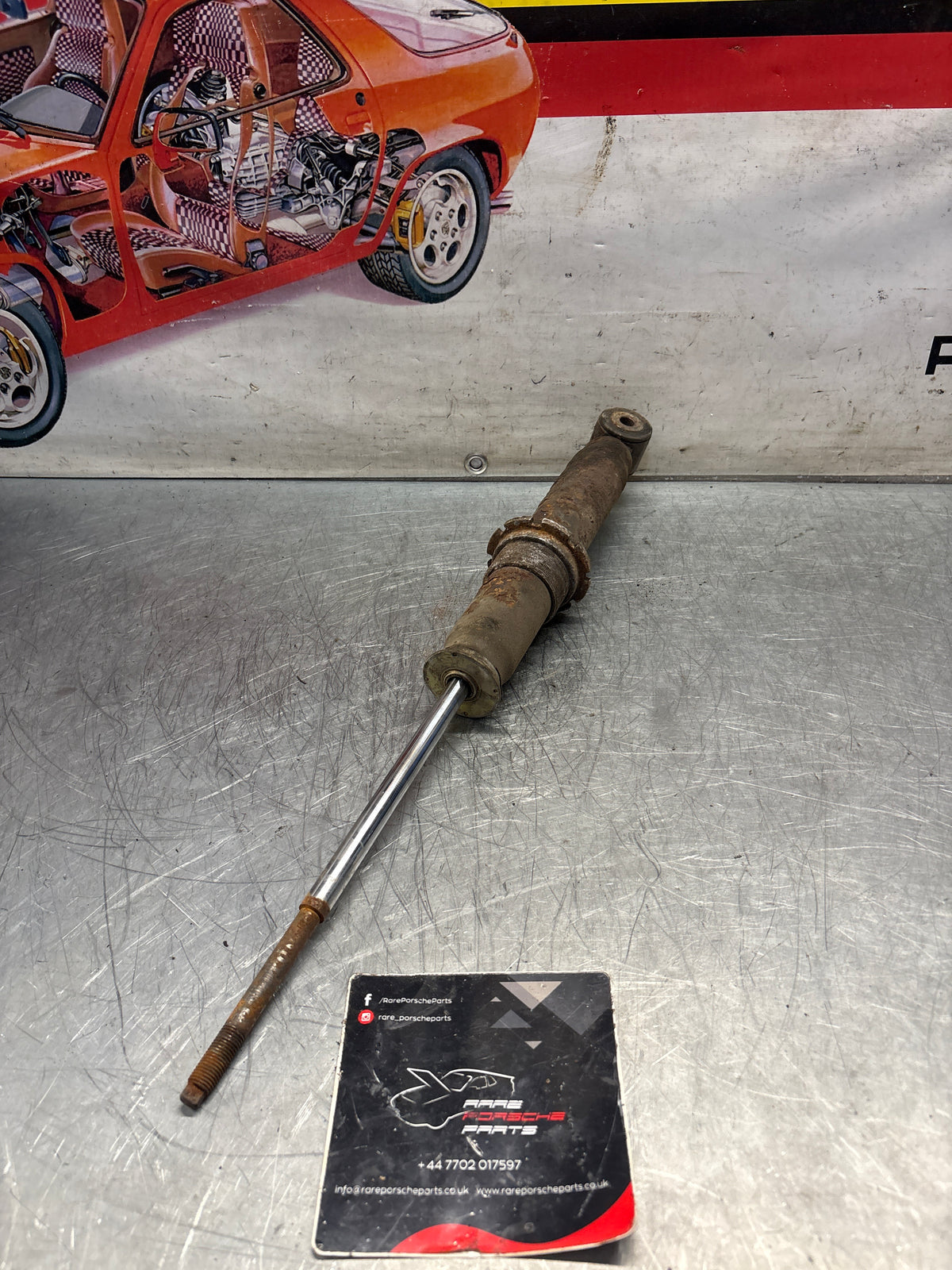 Porsche 911 964 rear shock absorber, used 96433305700
