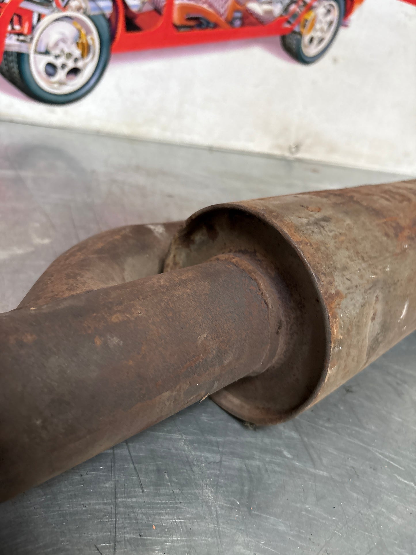 Porsche 944 Turbo front exhaust muffler 95111109303 used