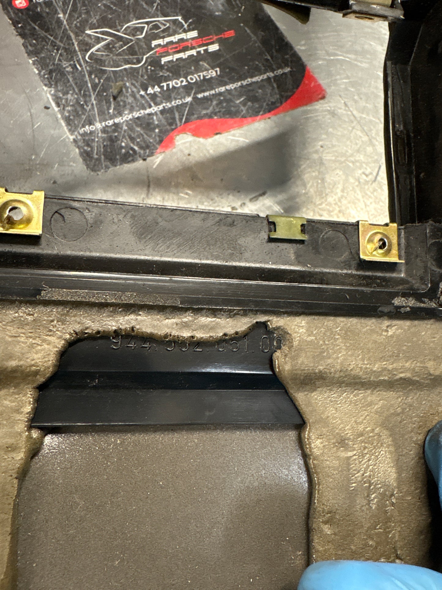 Porsche 944 centre console black 94455205100 used