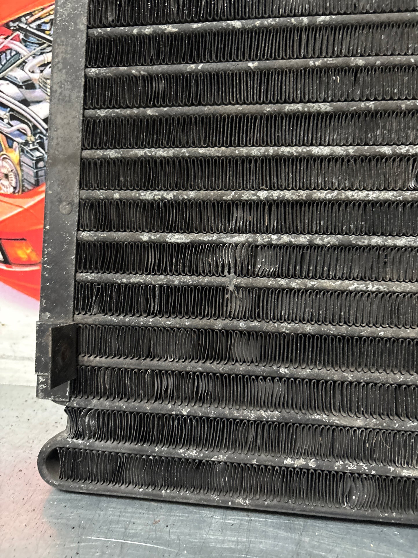 Porsche 928 AC Condenser, used 92857314303