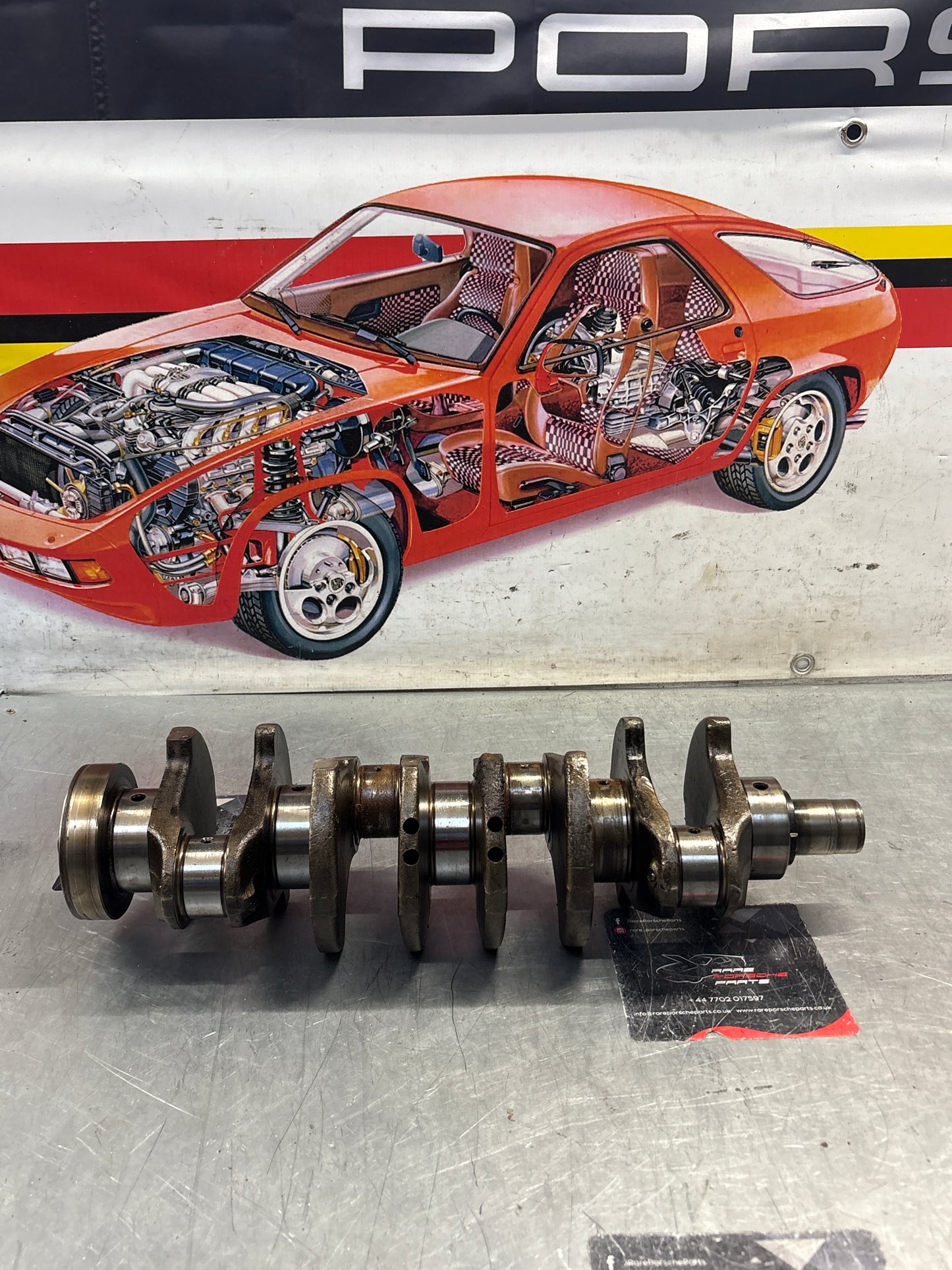 Porsche 924 2.0L used condition crankshaft 046105021A