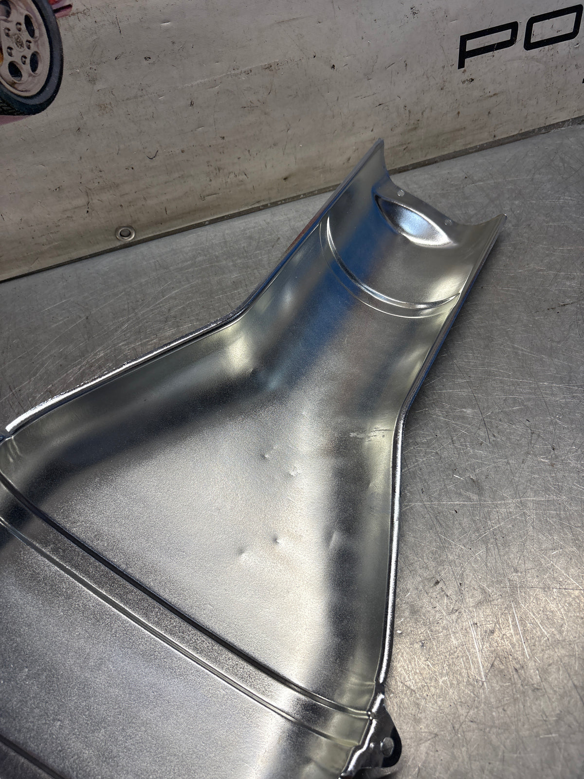 Porsche 928 heat protection plate,  92850449101, refurbished
