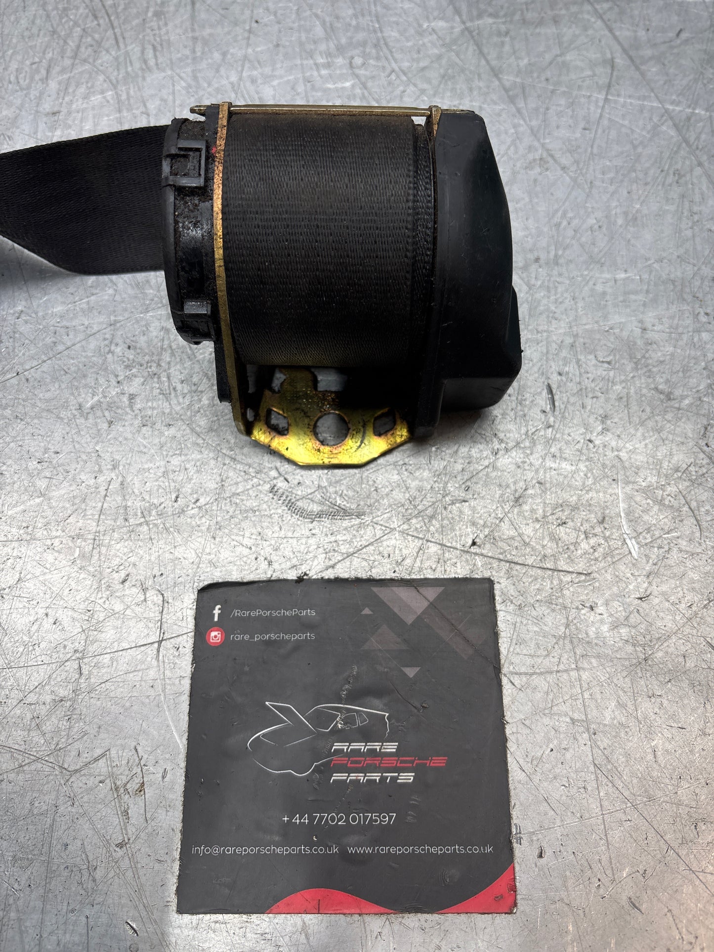 Porsche 928 front right O/S seat belt, 92880312610 used