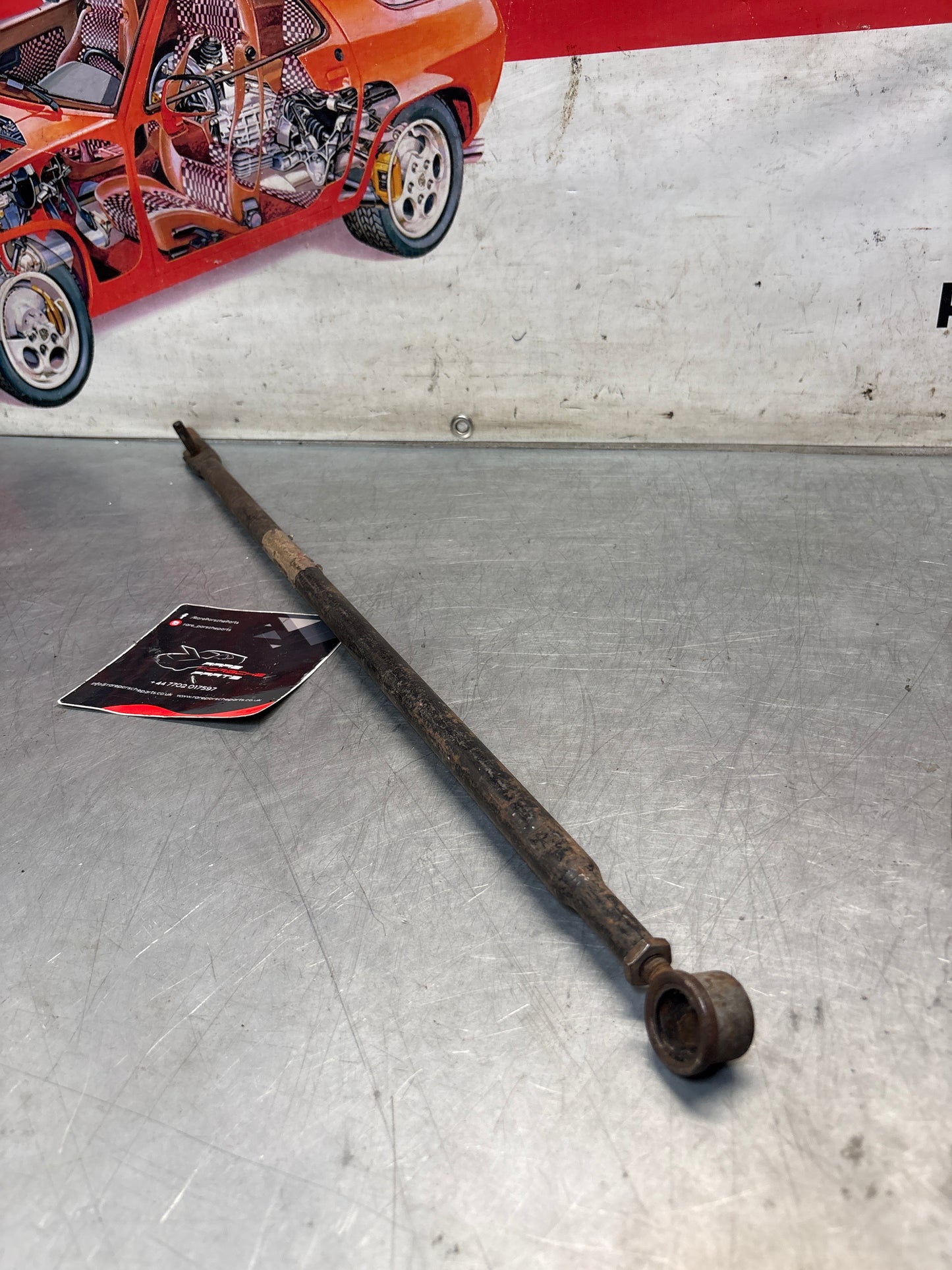 Porsche 924 dog leg gear shaft rod, used 477711154