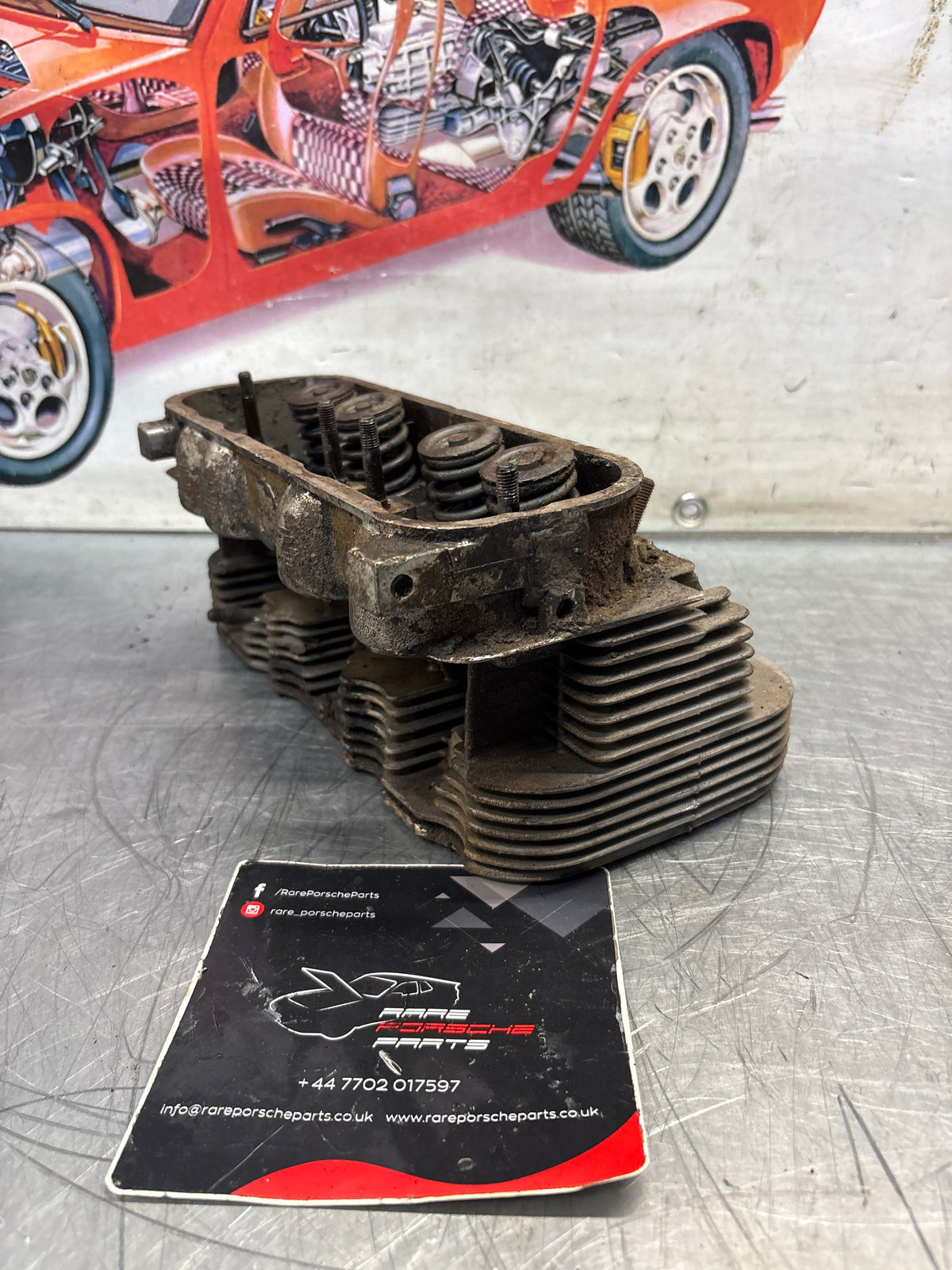 Porsche 914, cylinder head, used 022101372