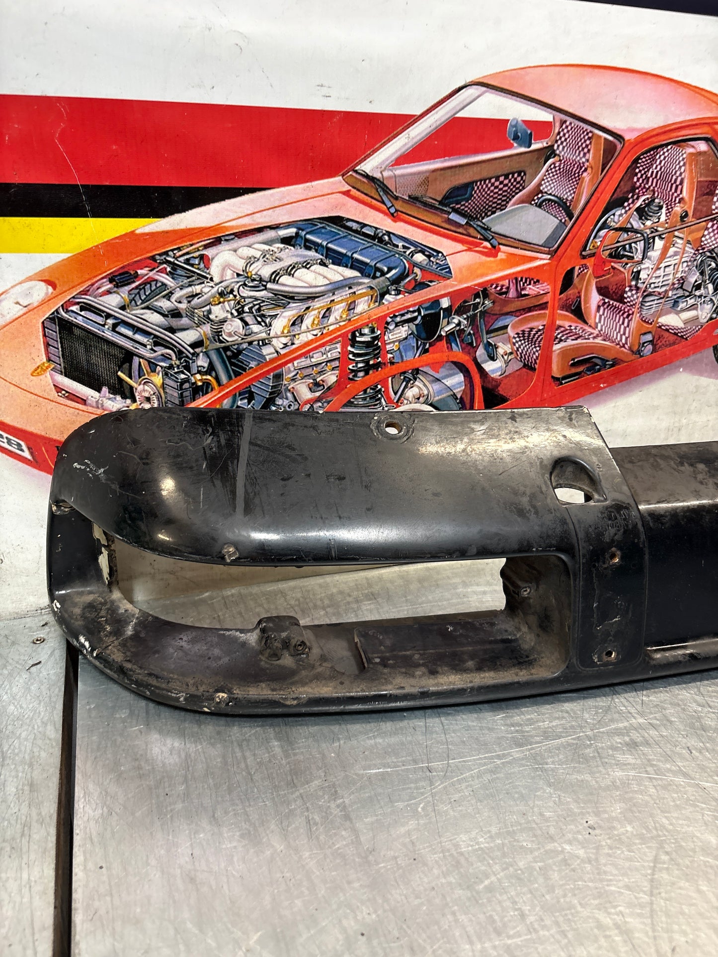 Porsche 924 Front Bumper 477807113 used