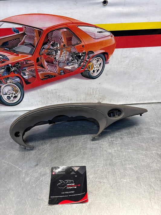 Porsche 911 996 dasboard cluster trim, used, grey 99655205902