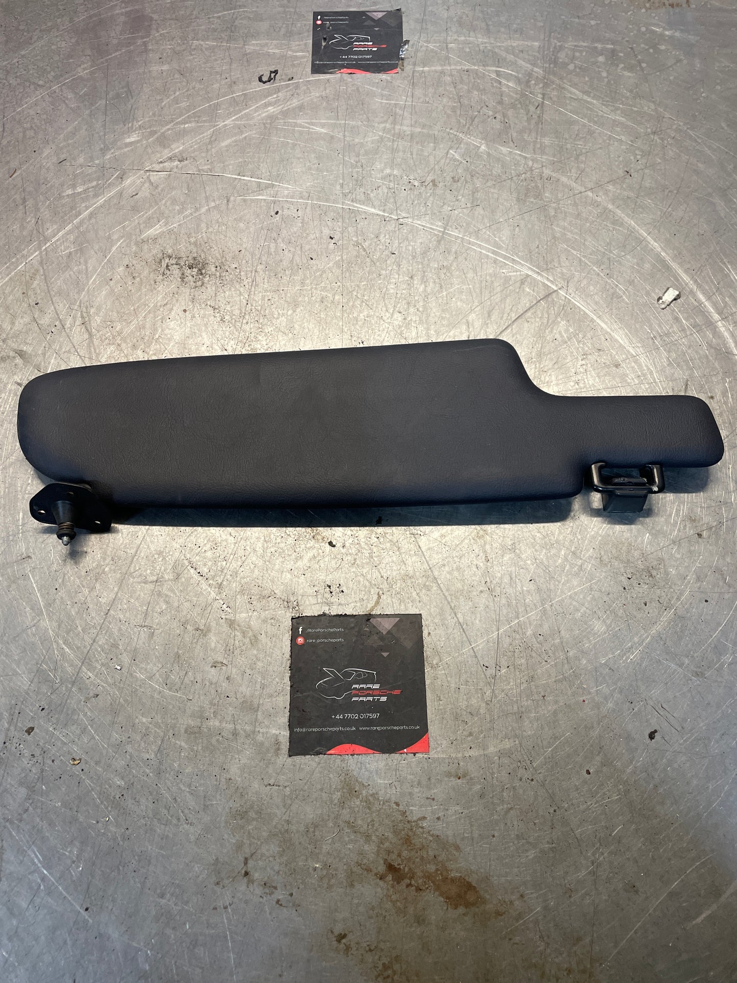 Porsche 928 dark blue sun visor, used left 92873123702