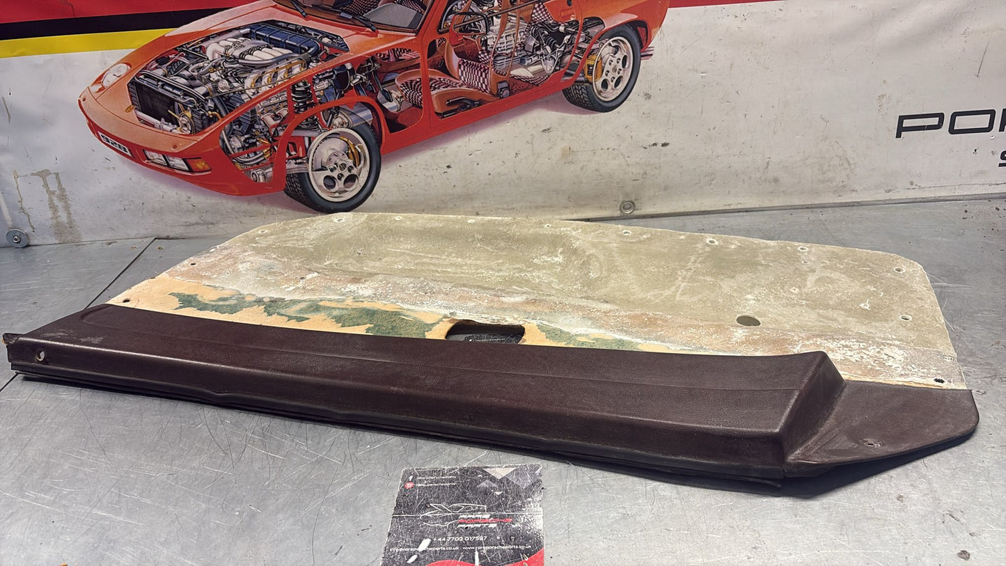 Porsche 924 / 944 early right manual Used door card, brown, 477867012 no fabric!, spares or repair