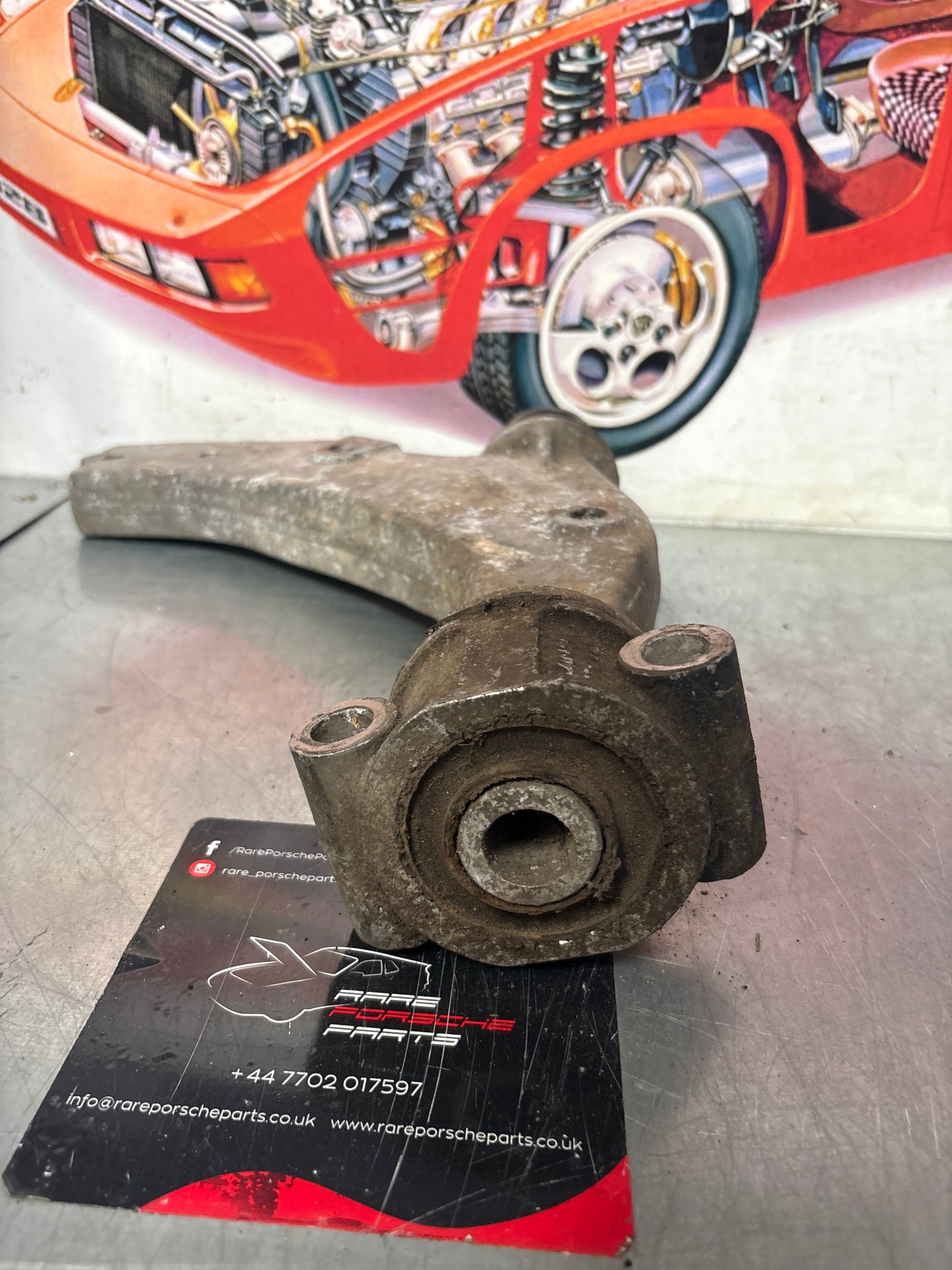 Porsche 928 S/S2 front lower control arm, used 92834141308