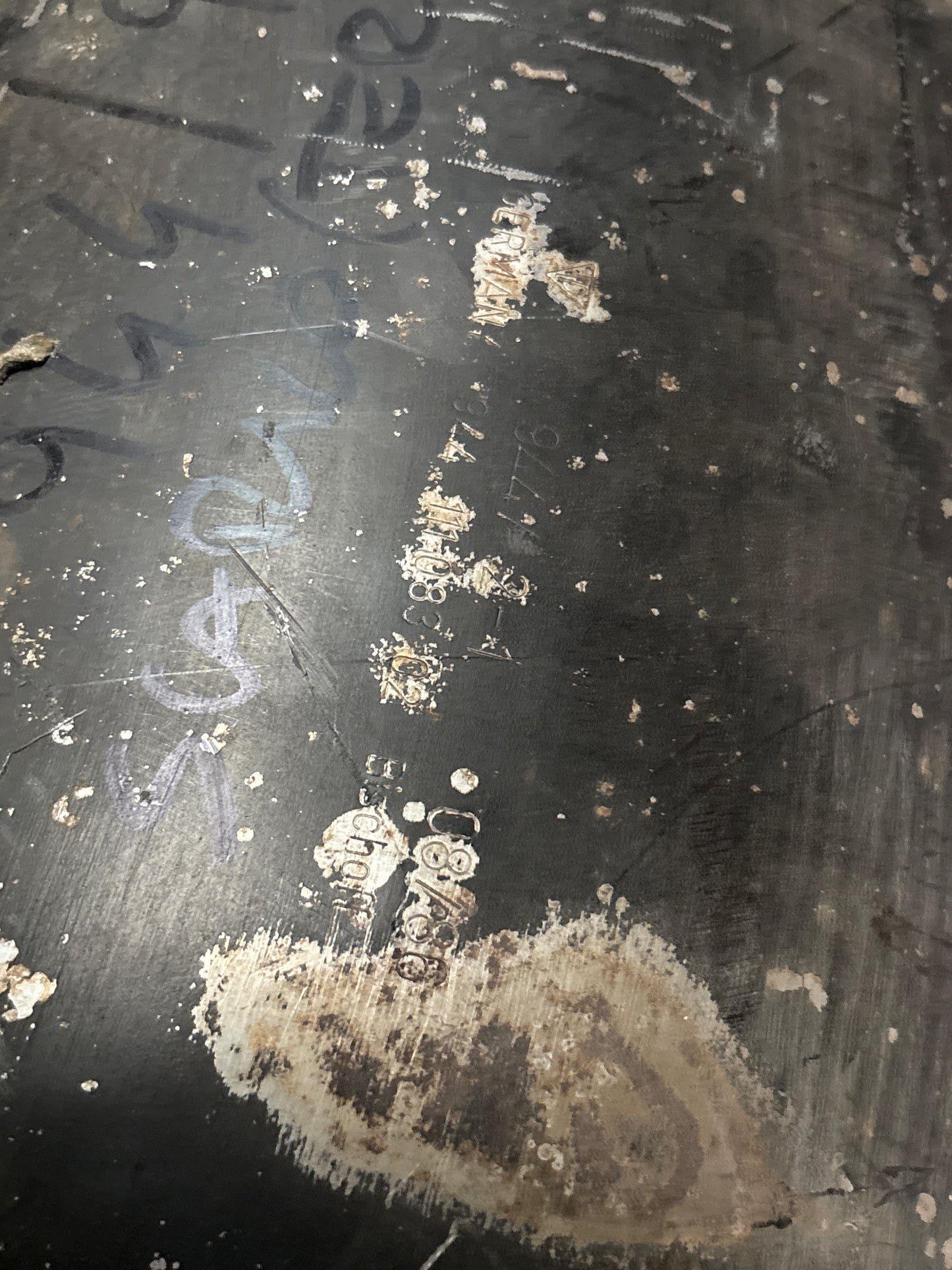 Porsche 944S Bischoff exhaust system rear muffler, used 94411108302 / 94411104100