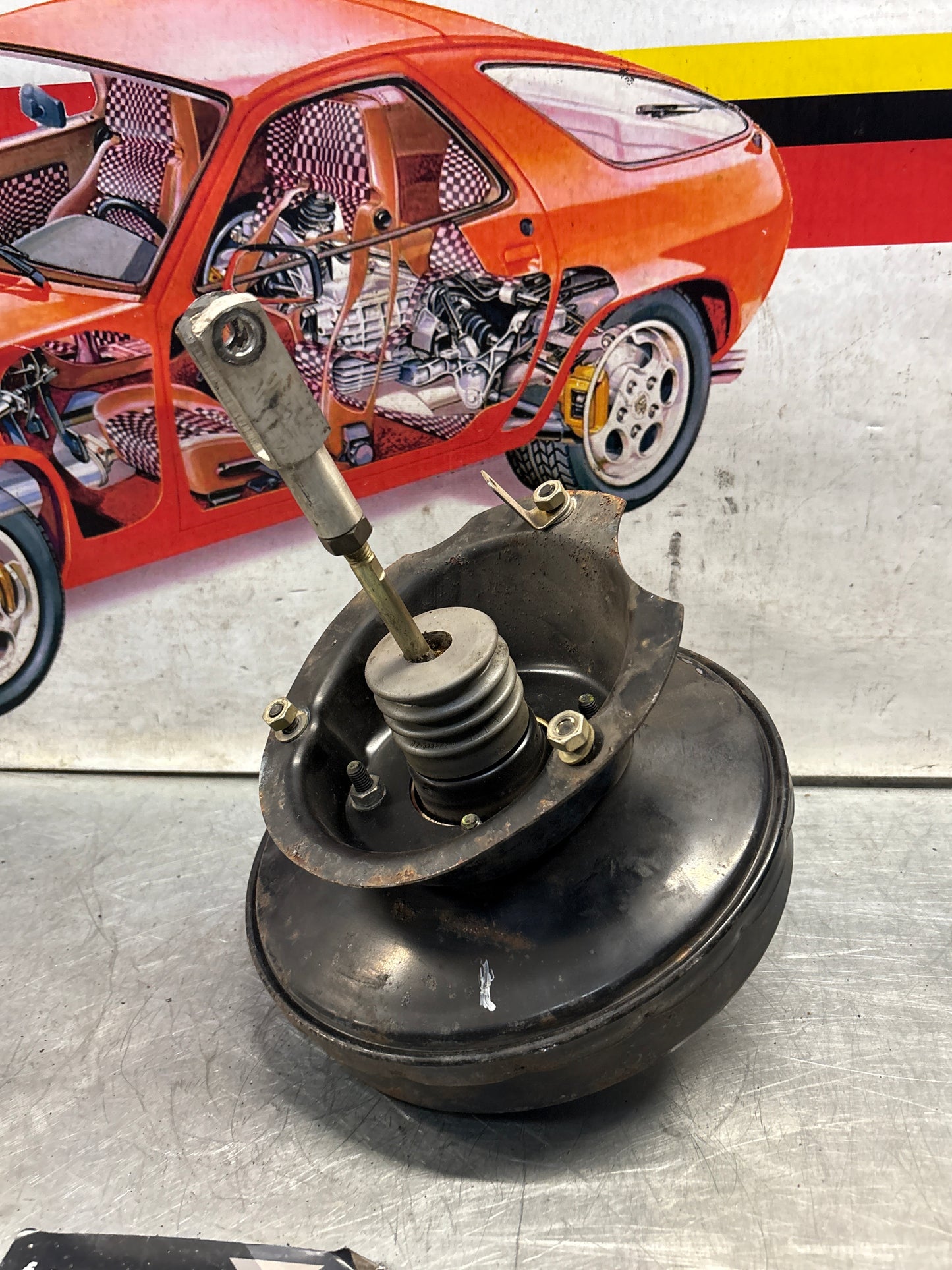 Porsche 944 brake booster, used 95135502703