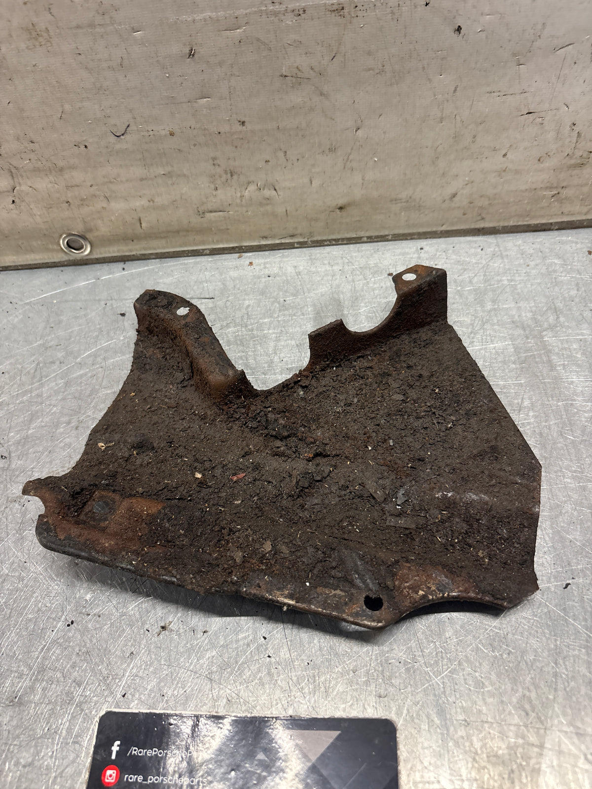 Porsche 914 engine cover air duct, used 022119356B