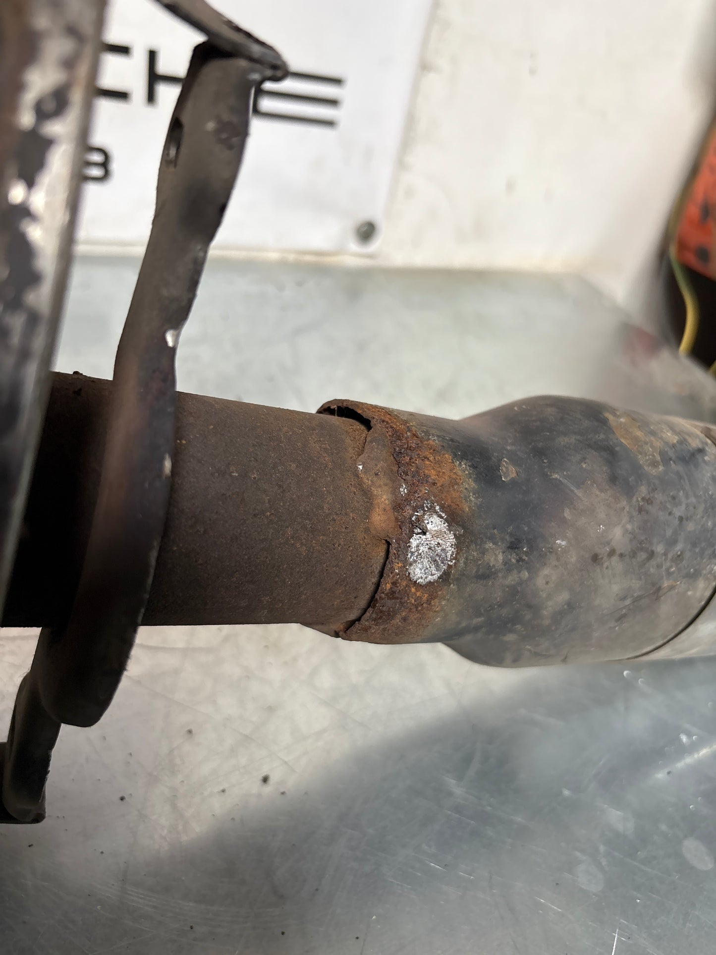 Porsche 944 2.5 N/A Bischoff exhaust system rear muffler, used 94411108301