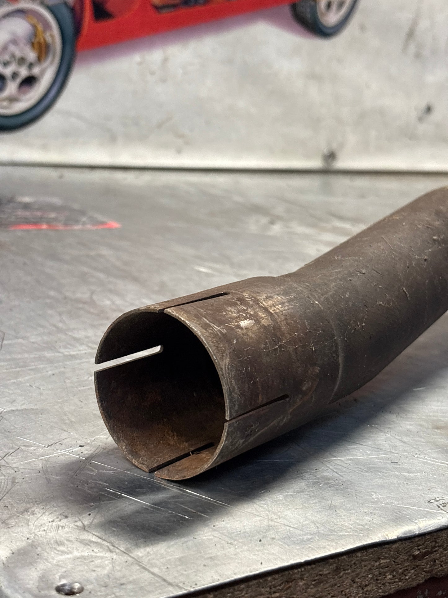 Porsche 928 S4 right middle silencer, used 92811109403