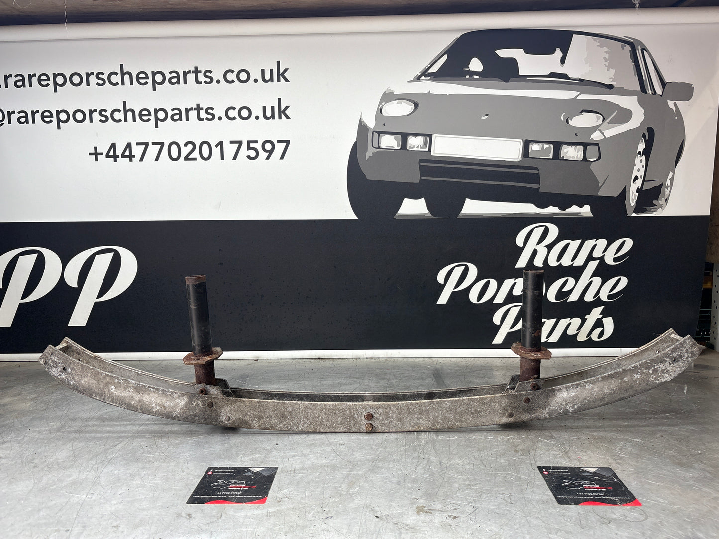 Porsche 944 S2 / turbo front bumper reinforcement panel support 9515050101 used, bolts are seized