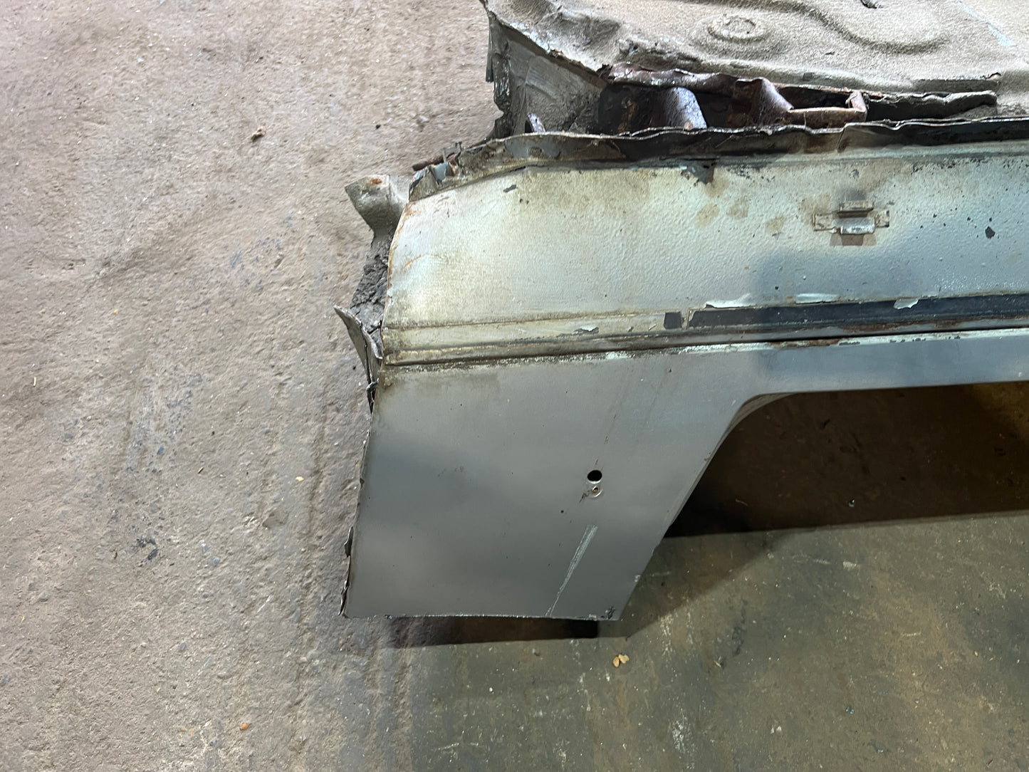 Porsche 924 Turbo RHD left floor pan section with sill 94450150100