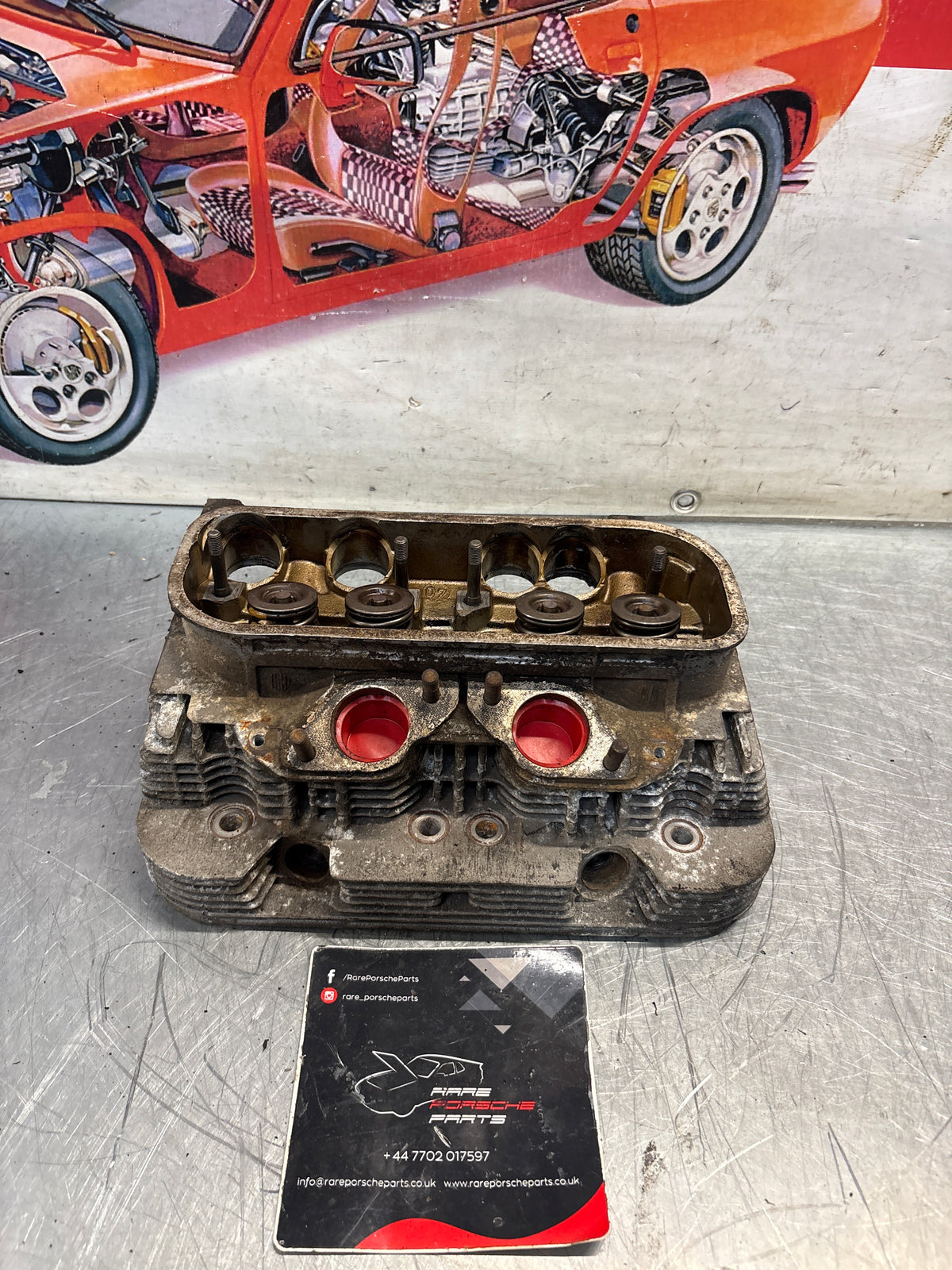 Porsche 914, cylinder head, used 021101371S