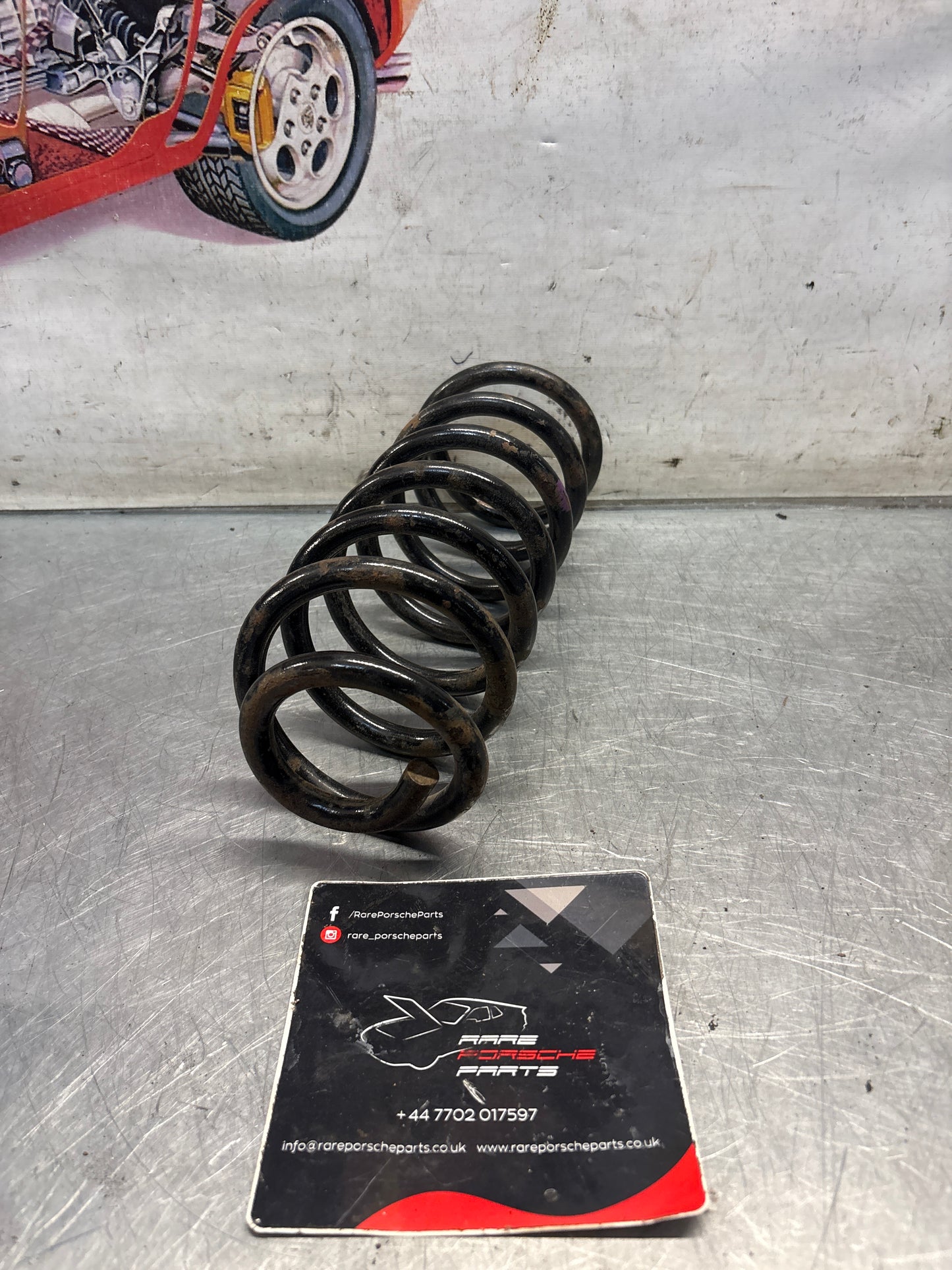 Porsche 911 993 rear coil spring, used 99333353120504